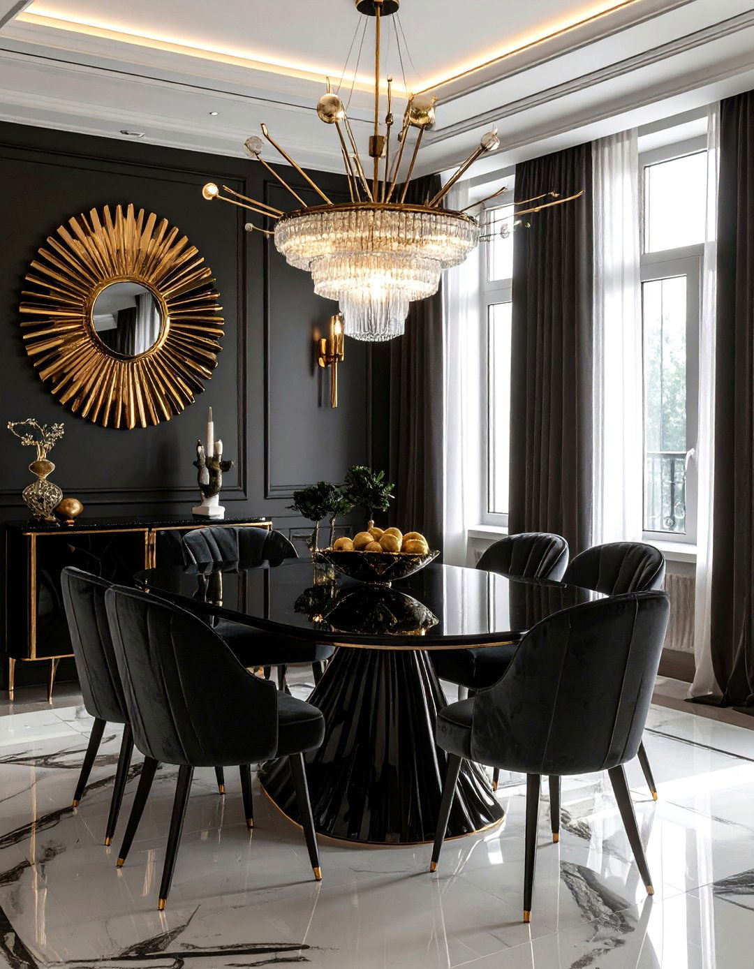 Art Deco Dining Room - 30 separate dining room ideas