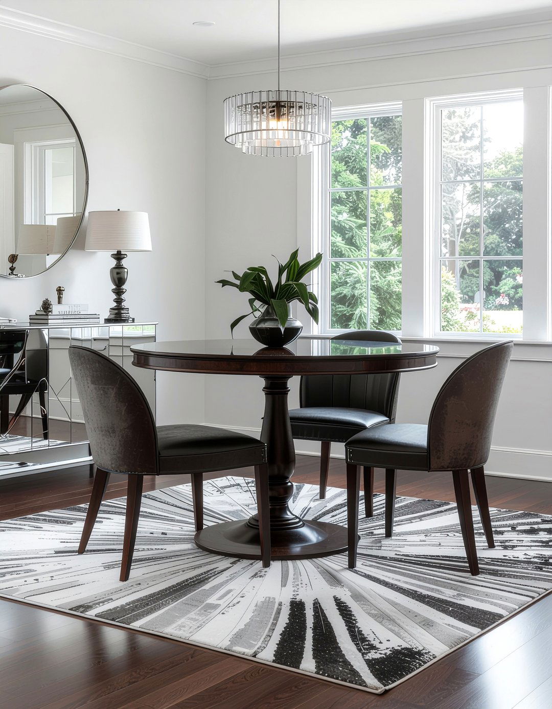 Art Deco Espresso Dining Room - 30 espresso dining room ideas