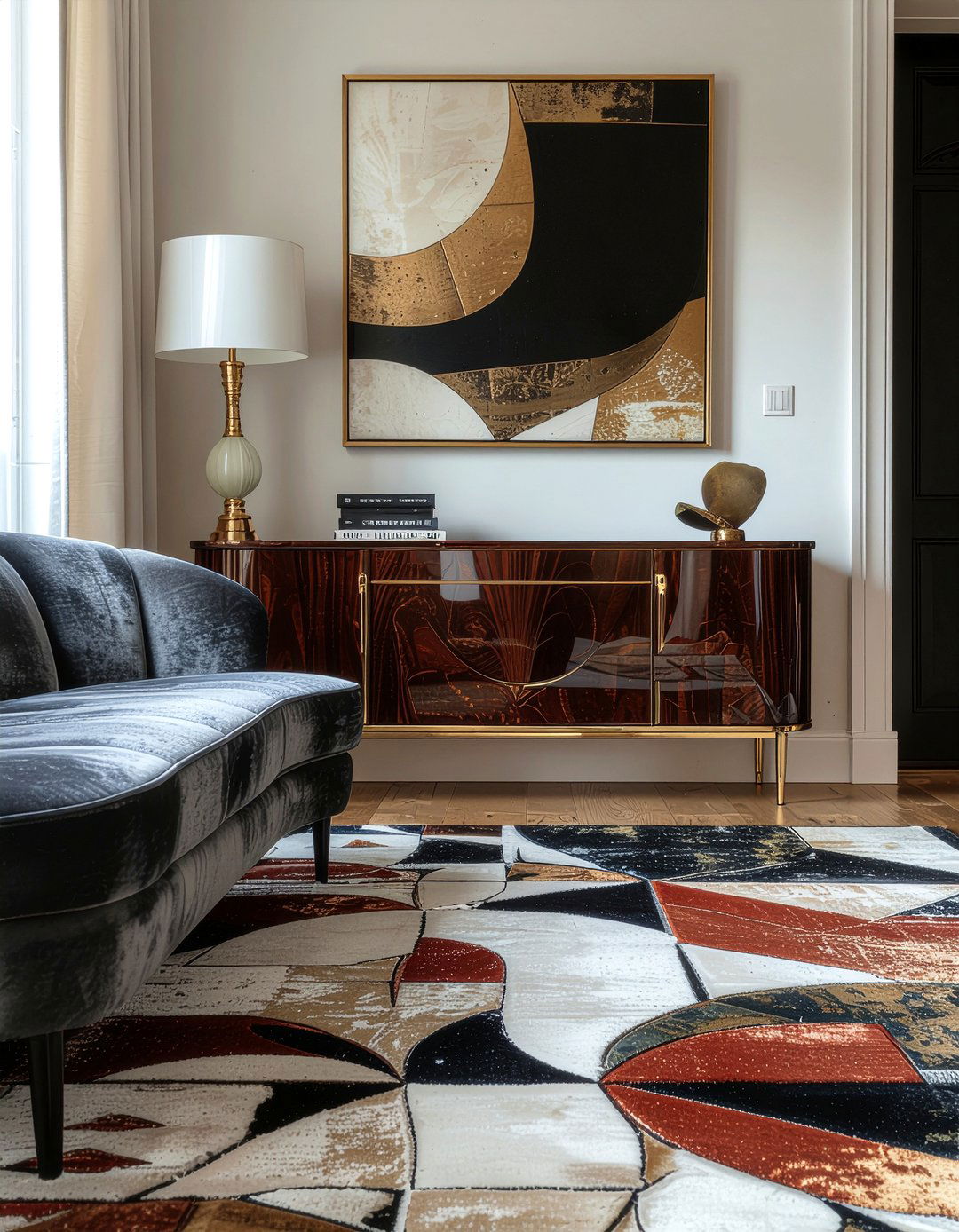 Art Deco Furniture - 30 dramatic living room ideas