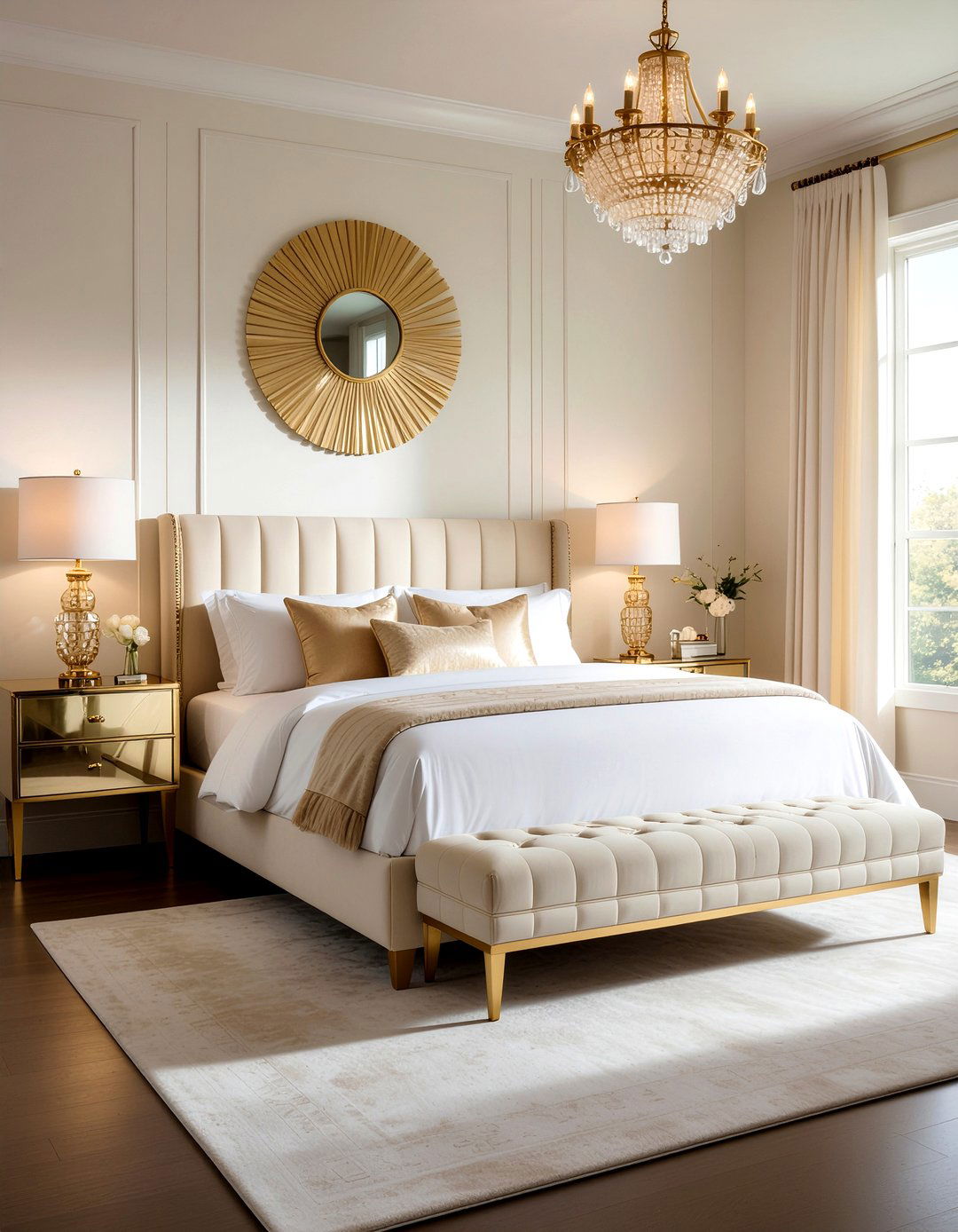 Art Deco Gold Bedroom Set - 30 bedroom sets