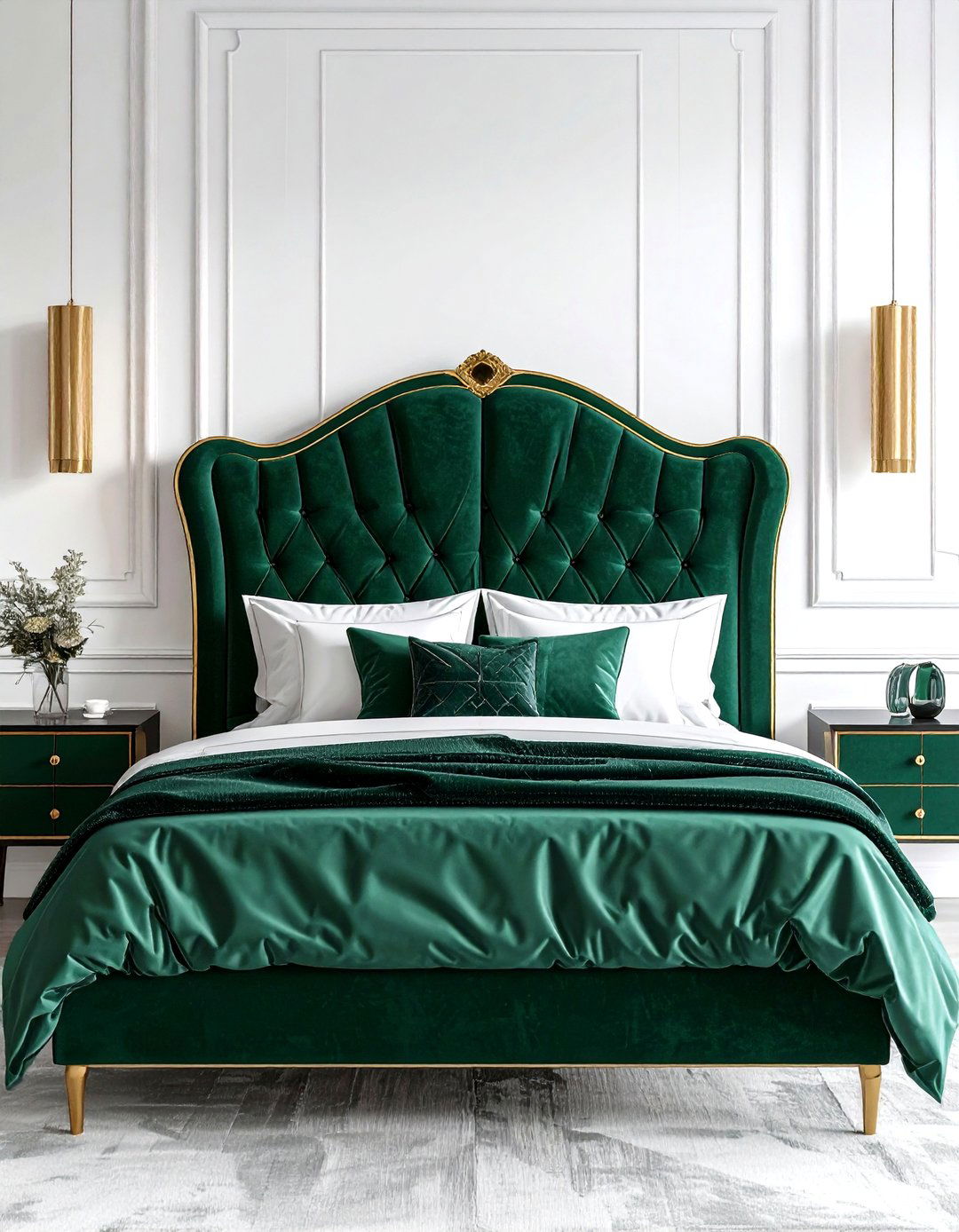 Art Deco Headboard - 30 bedroom finishing touches ideas