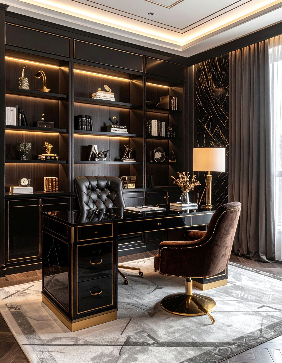 Art Deco Home Office - 30 home design ideas