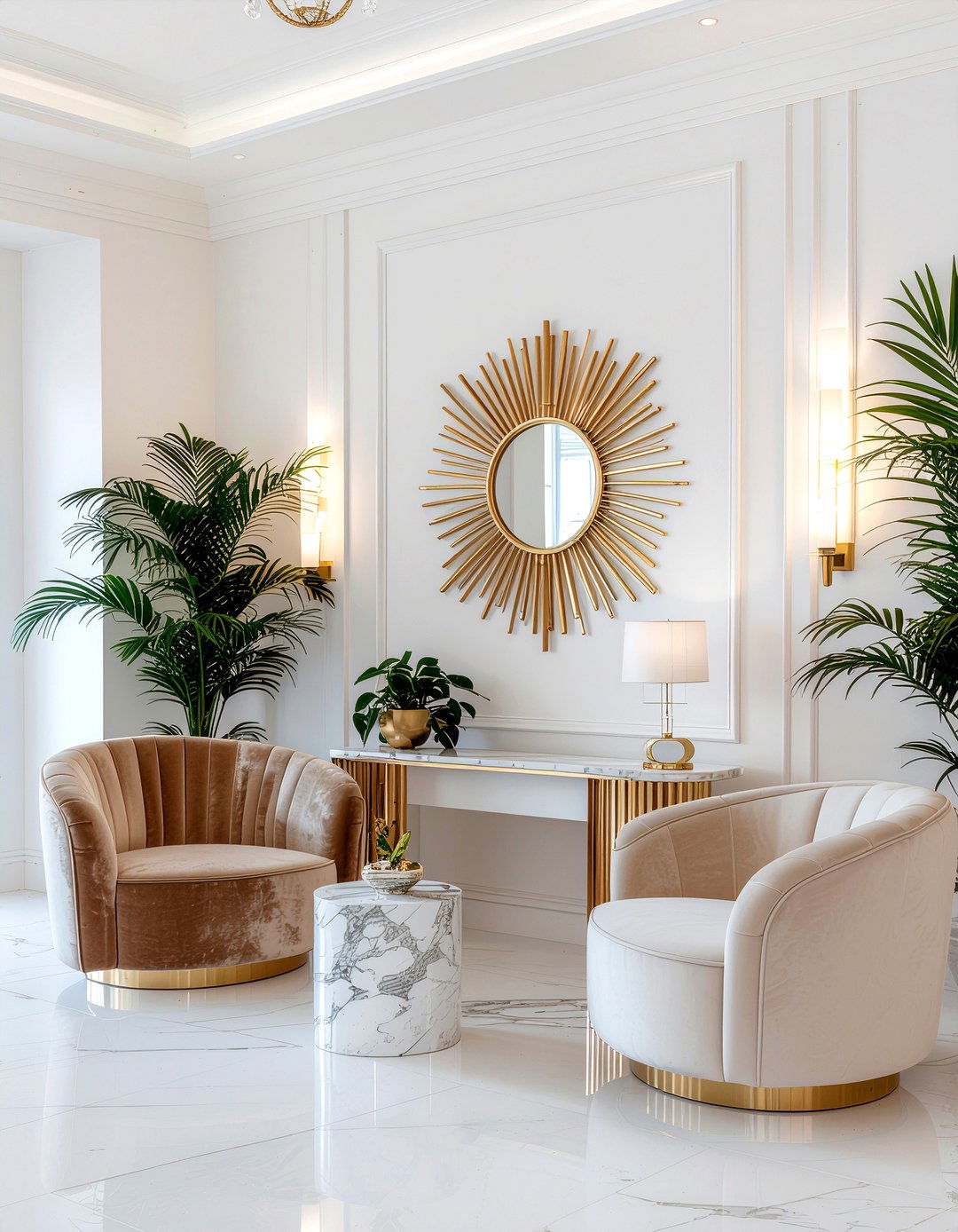 Art Deco Inspired Lounge - 30 eclectic home decor ideas