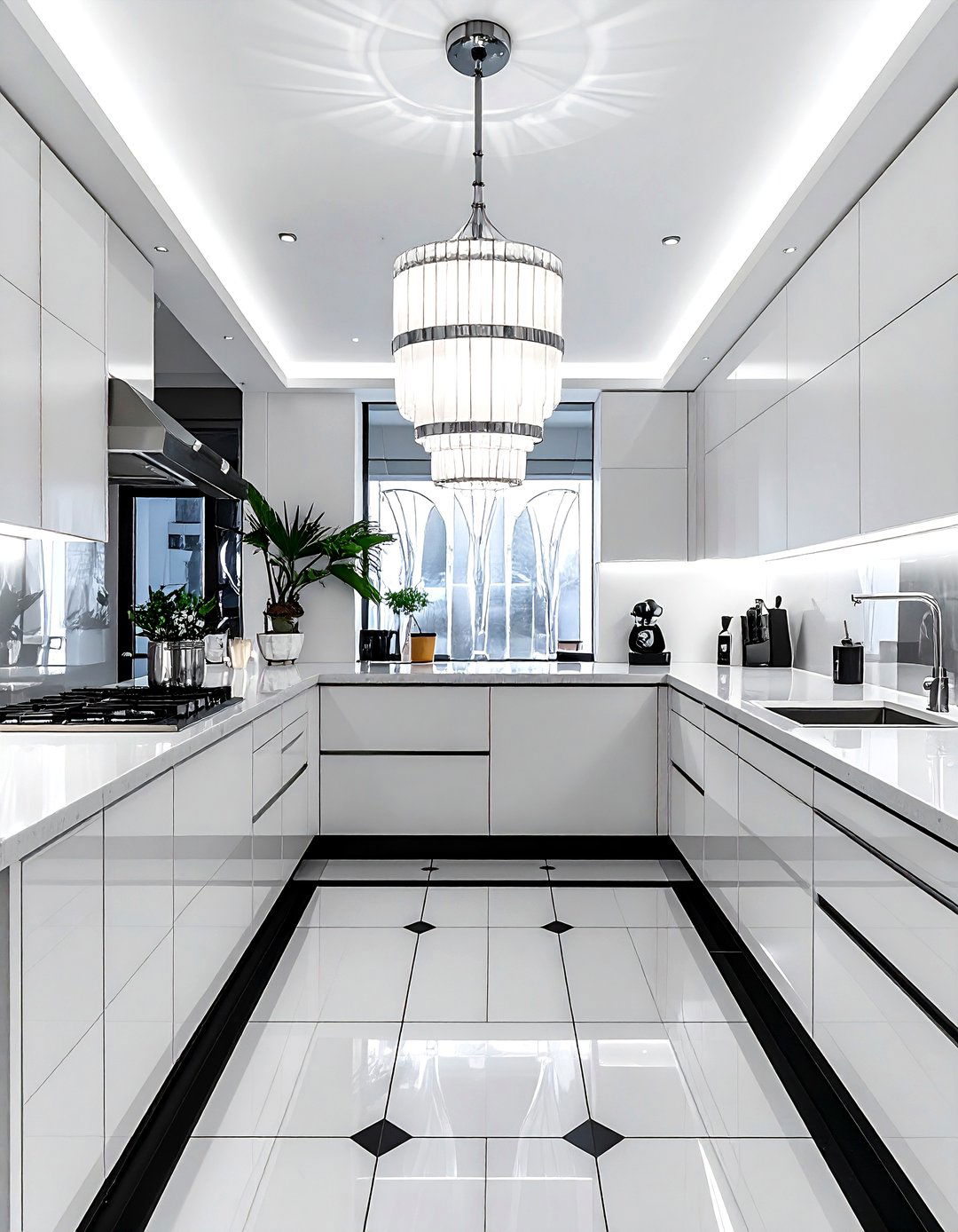 Art Deco Kitchen Lighting - 30 kitchen ceiling light ideas