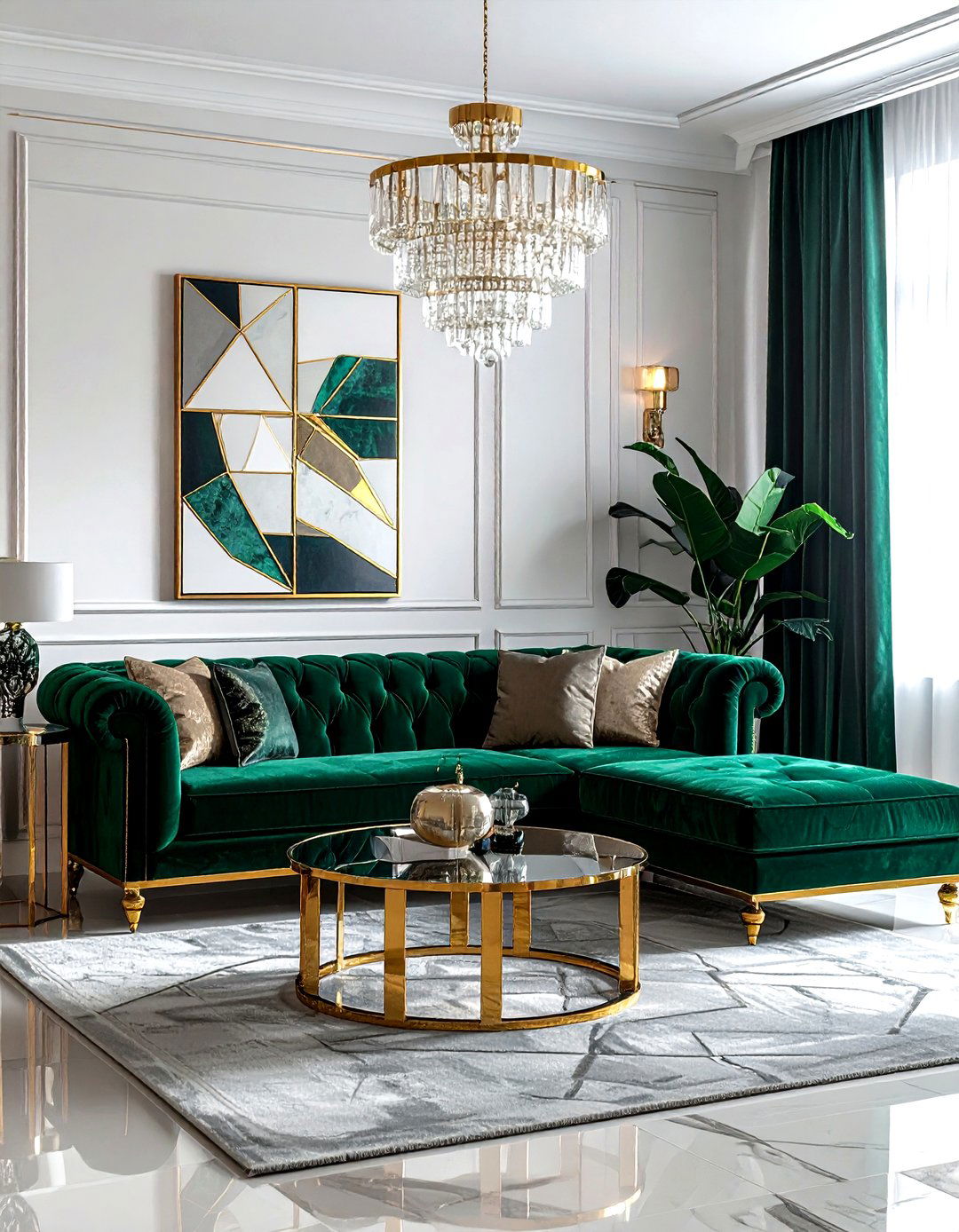 Art Deco Living Room - 30 living room themes