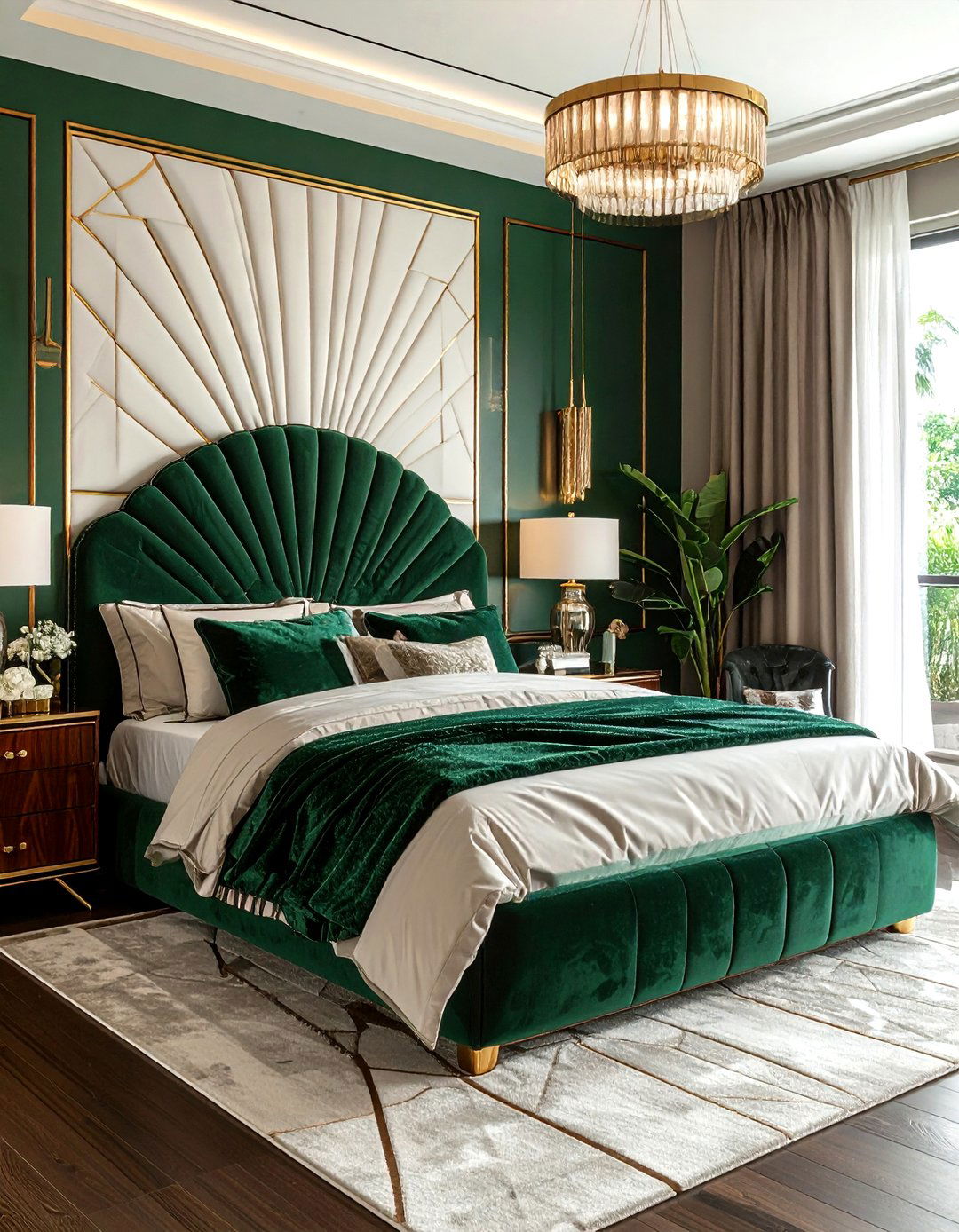 Art Deco Master Bedroom - 30 mansion bedroom ideas