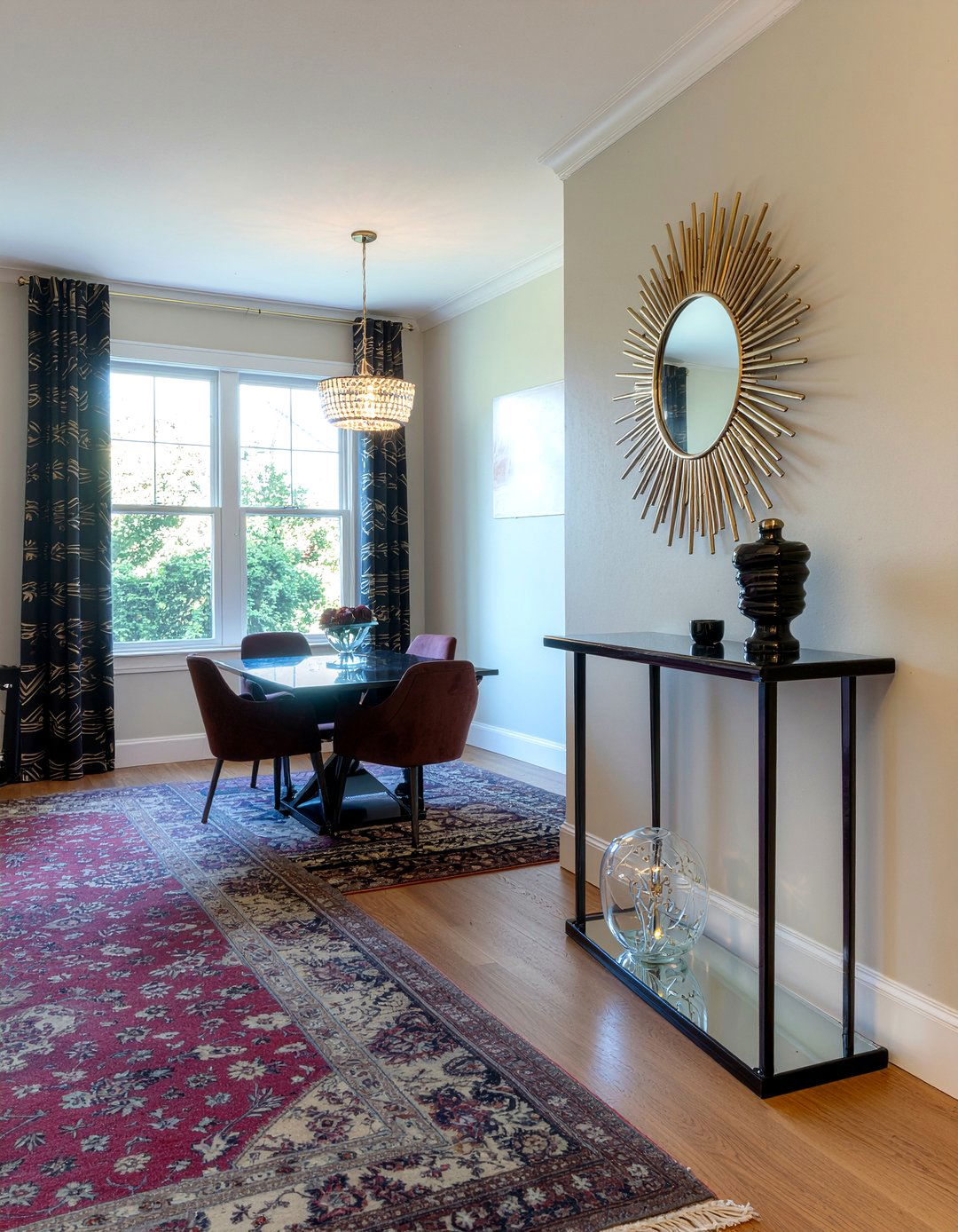 Art Deco Mirrored Sideboard - 30 mirrored buffet dining room ideas