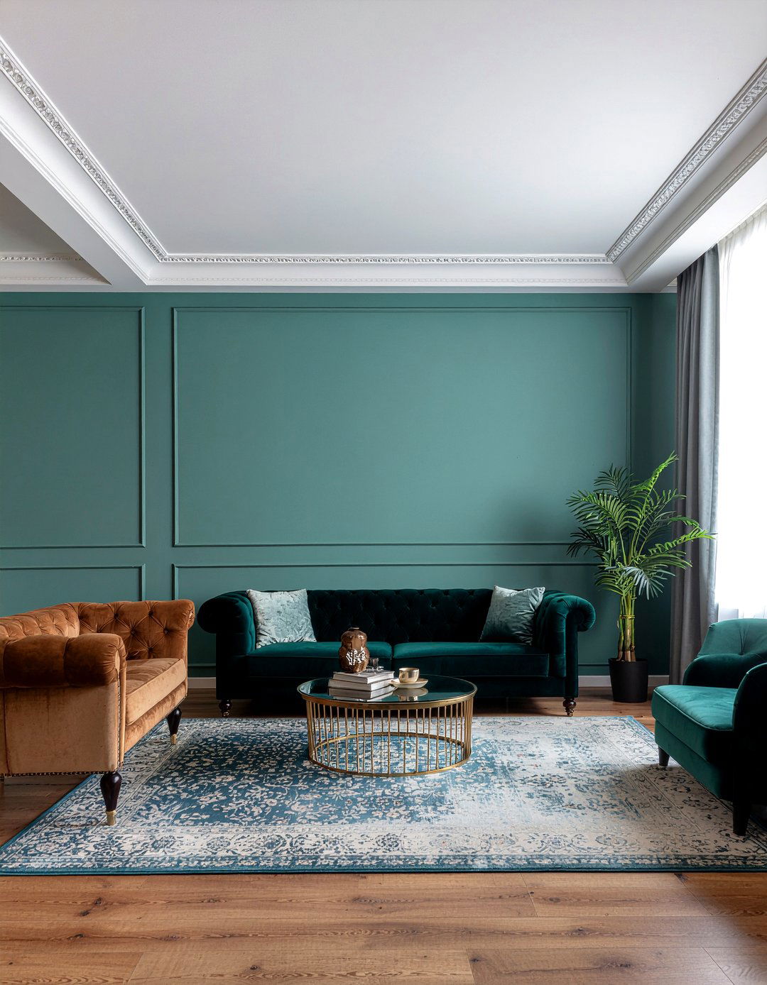 Art Deco Molding - 30 living room crown molding ideas