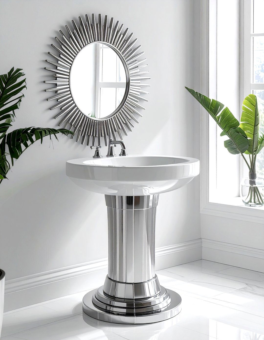 Art Deco Pedestal Sink - 30 pedestal sink ideas