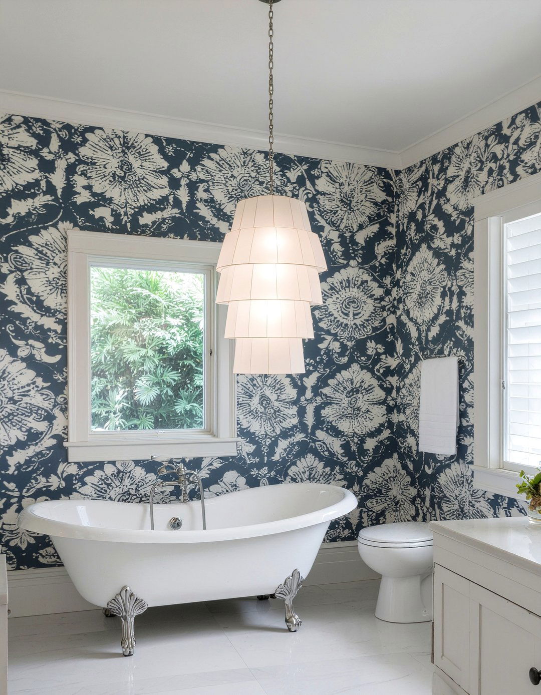 Art Deco Pendant - 30 bathroom pendant light ideas