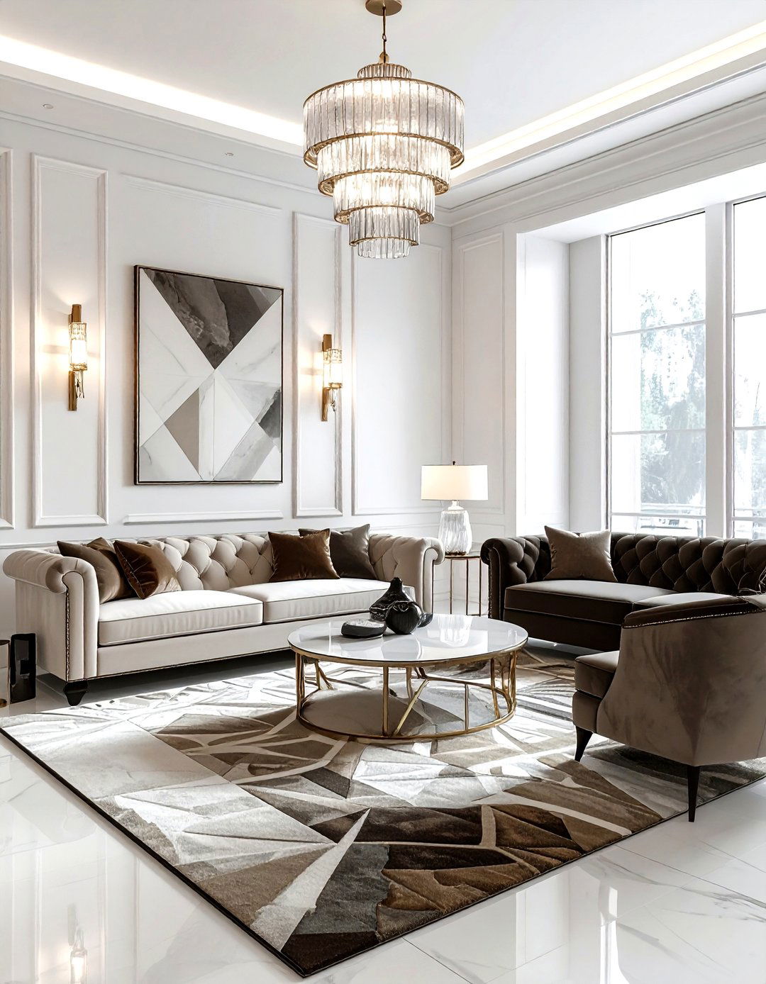 Art Deco Sconce - 30 wall sconce decor ideas