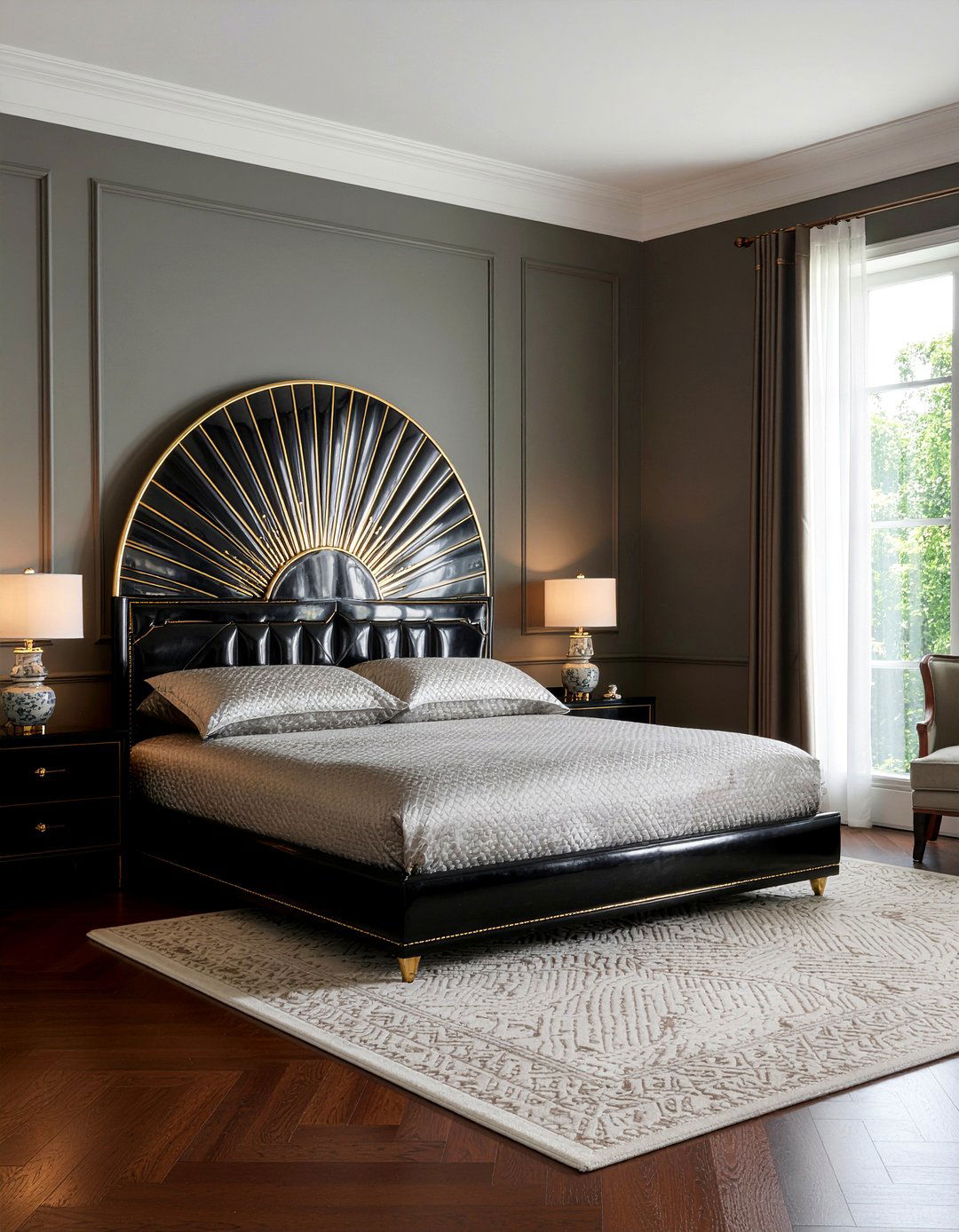 Art Deco Screen - 30 bedroom screen ideas