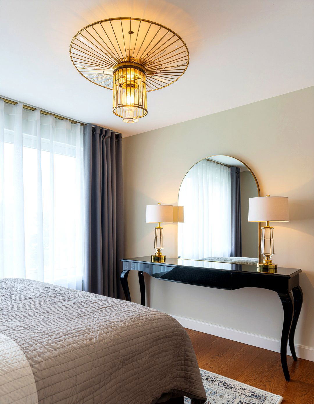 Art Deco Vanity Light - 30 bedroom vanity lights