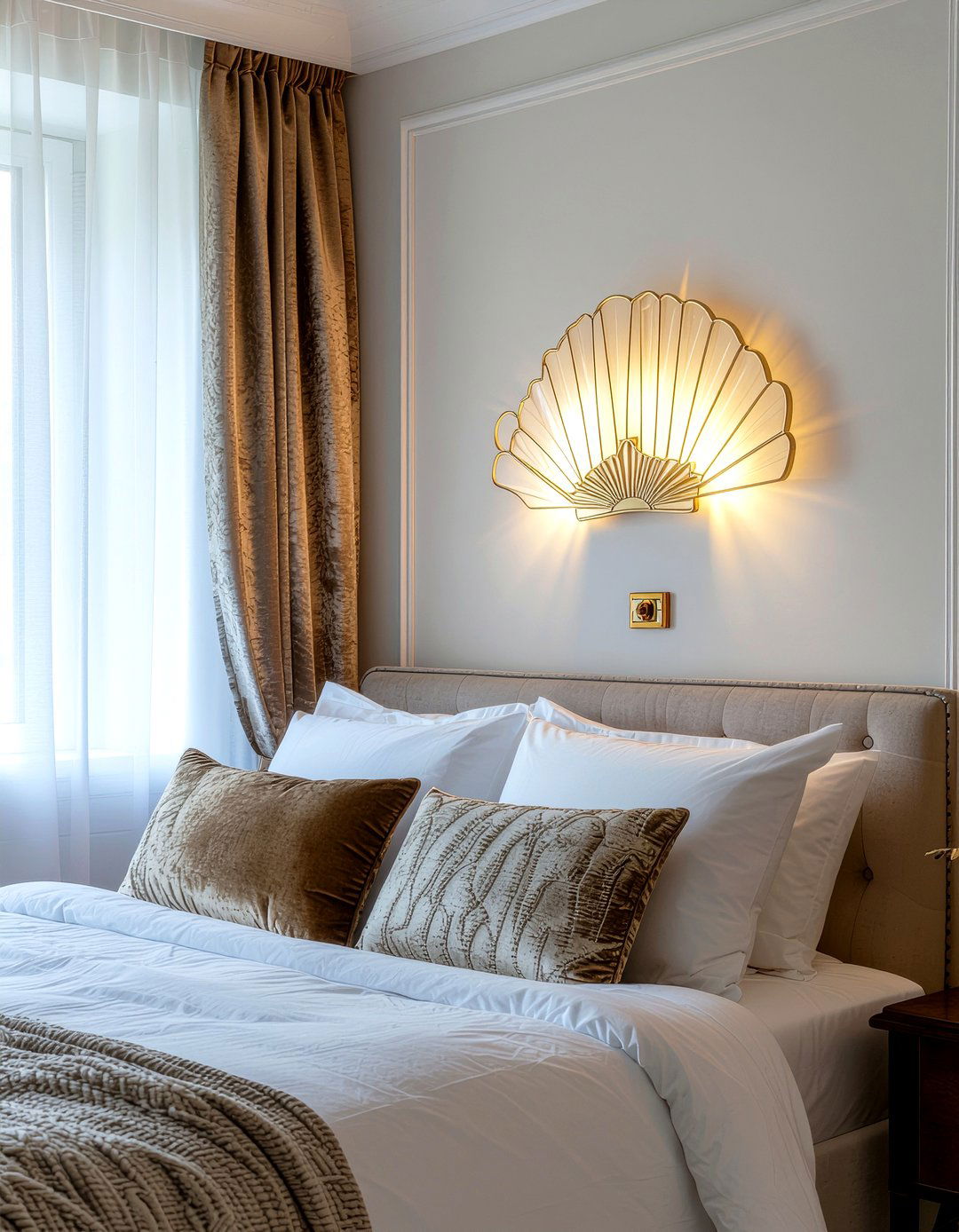 Art Deco Wall Light - 30 bedroom lighting ideas