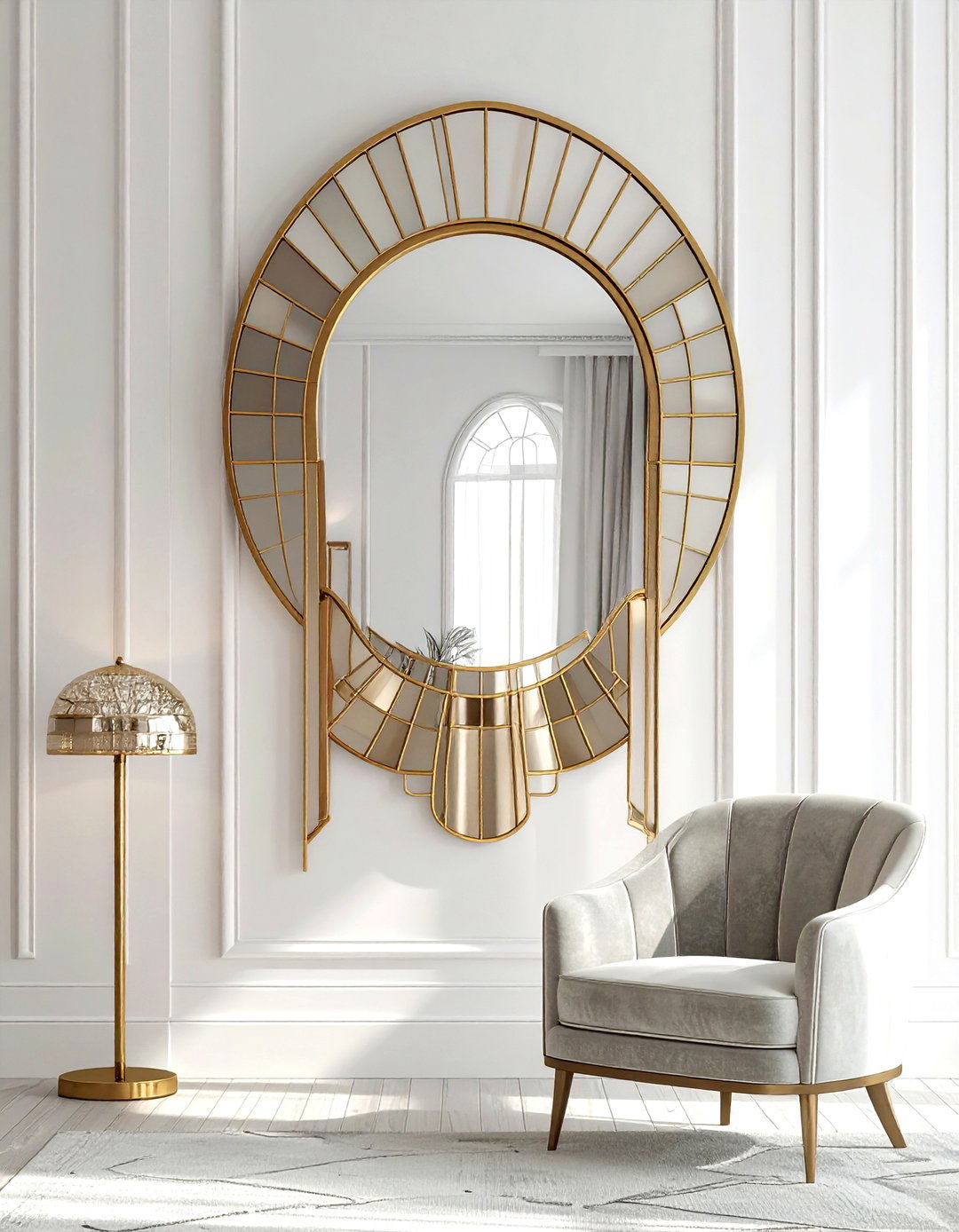 Art Deco Wall Mirror - 30 mirror wall decor ideas