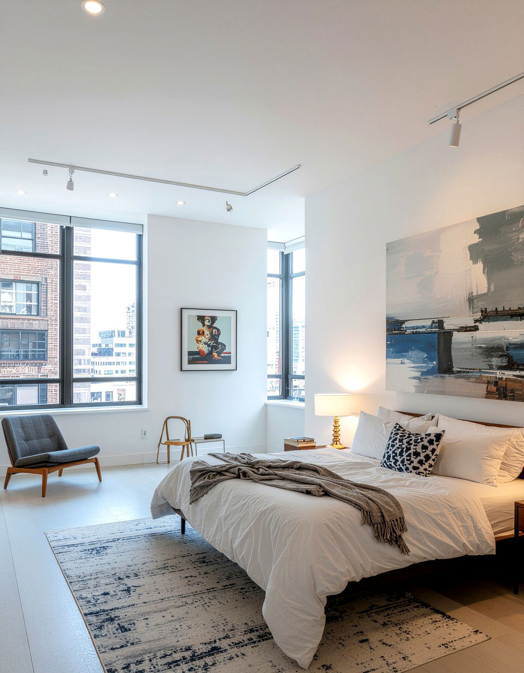 Art Gallery Loft - 30 loft style bedroom ideas