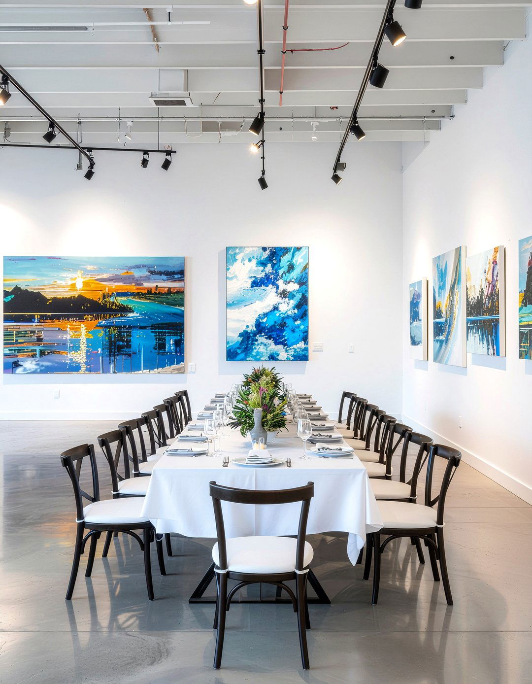 Art Gallery Rehearsal Dinner Event - 30 dining room rehearsal dinner ideas