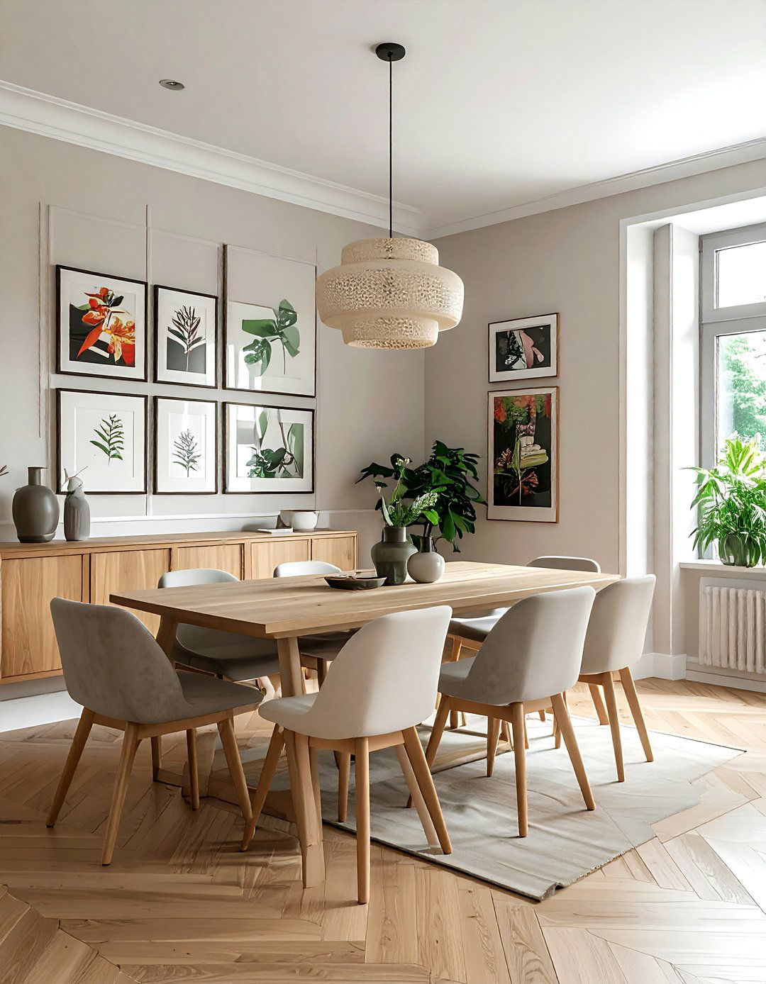 Art Wall Dining Room - 30 striking dining room ideas