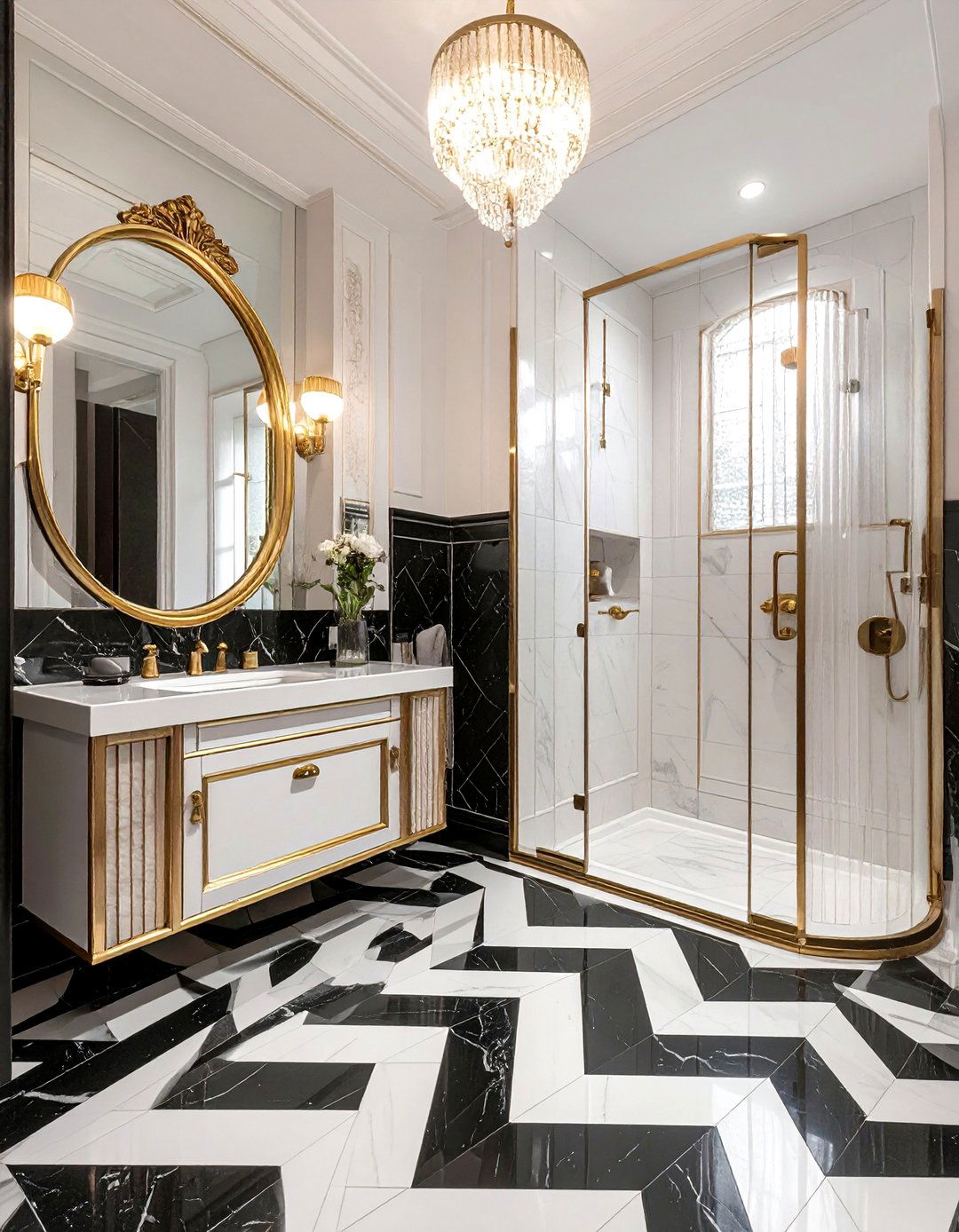 Art deco bathroom - 30 inspiring decor ideas