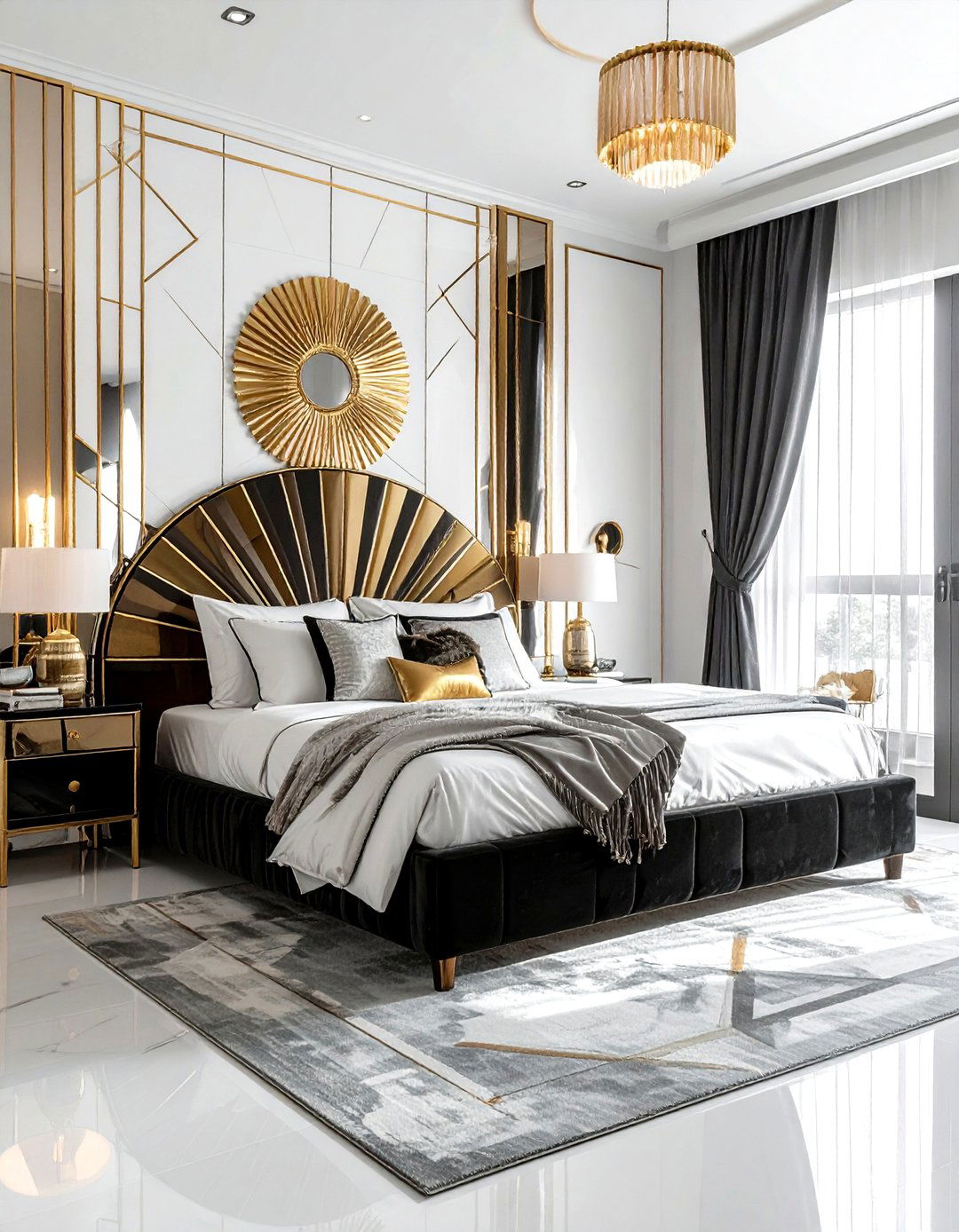 Art deco bedroom - 30 show home bedroom ideas