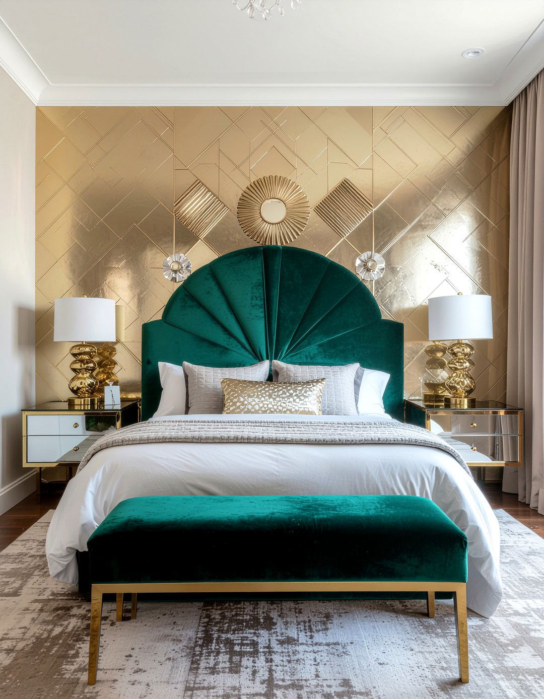 Art deco bedroom - 30 bedroom makeover ideas