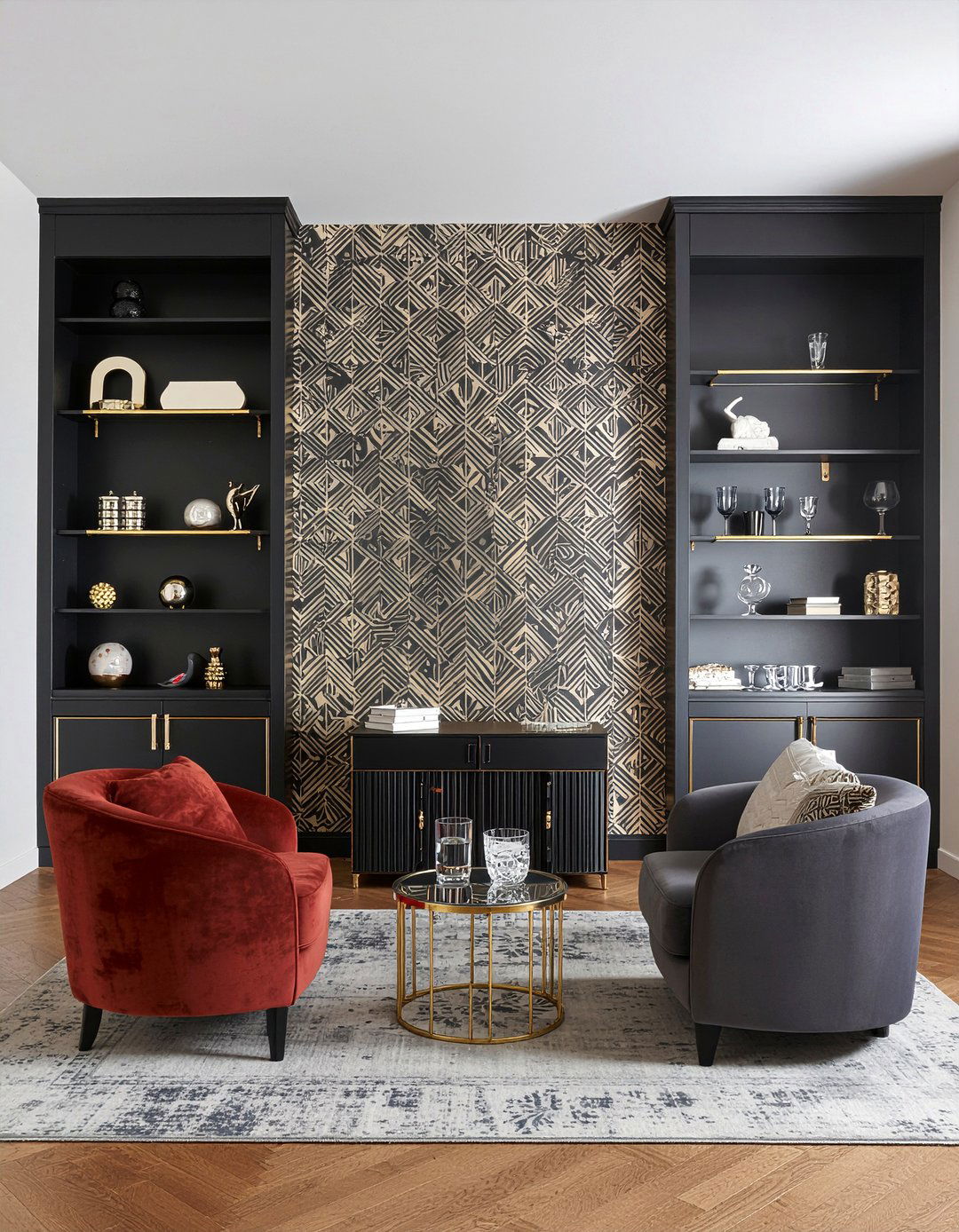 Art deco bracket - 30 living room bracket ideas