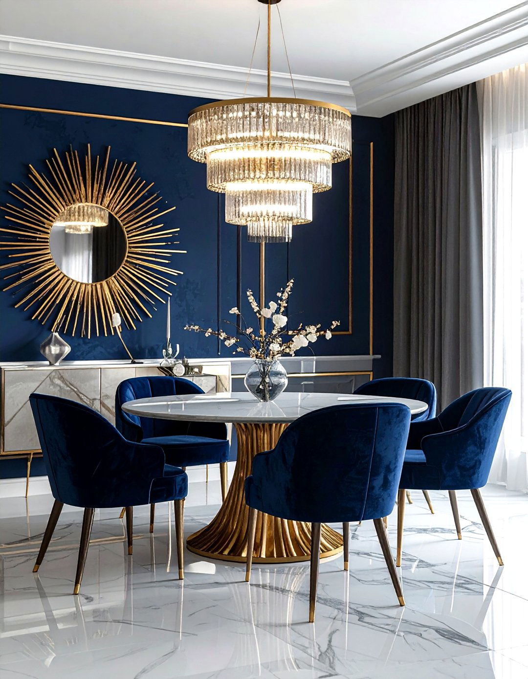 Art deco dining room - 30 dining room before and after ideas