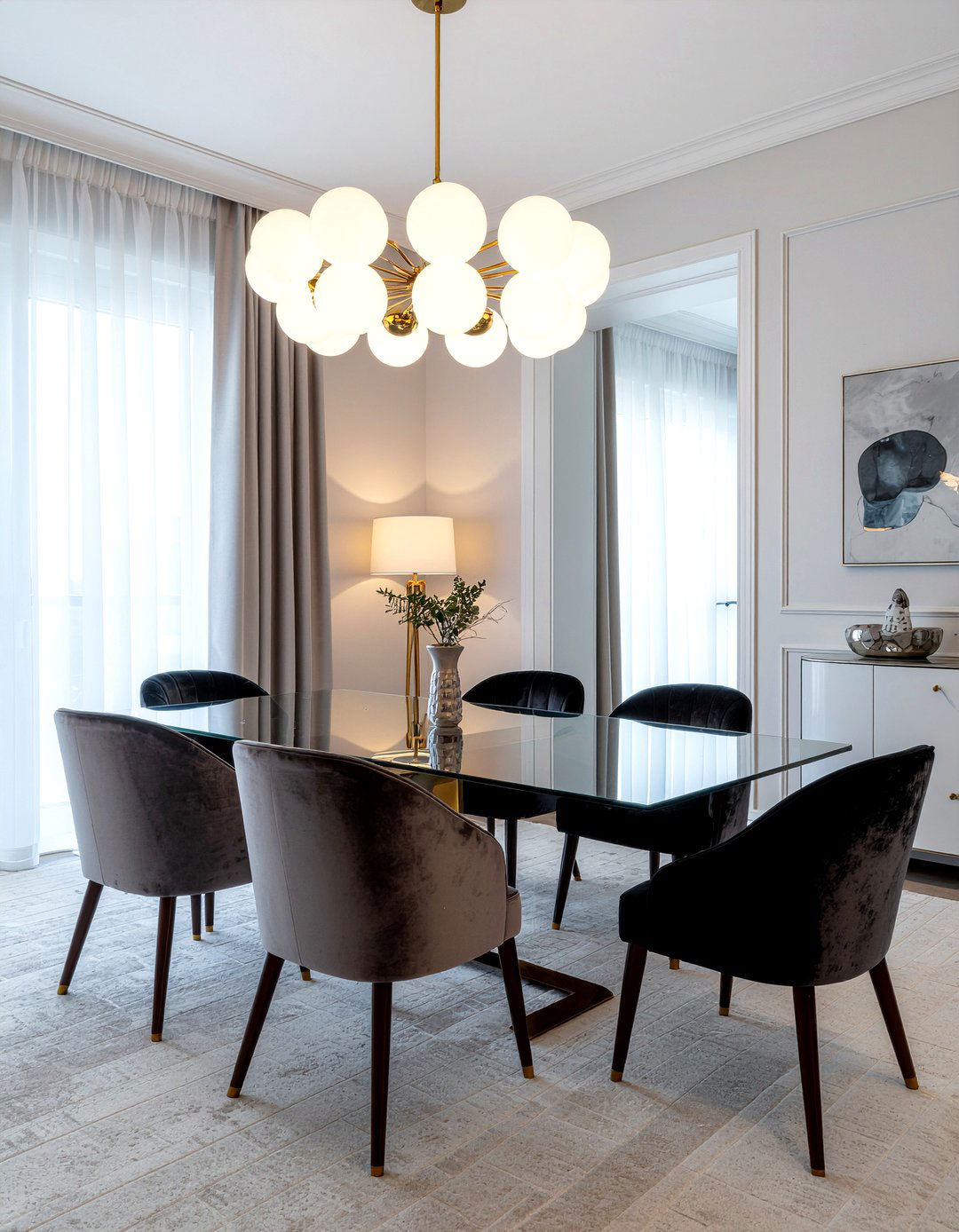 Art deco dining room - 30 dining room transformation ideas