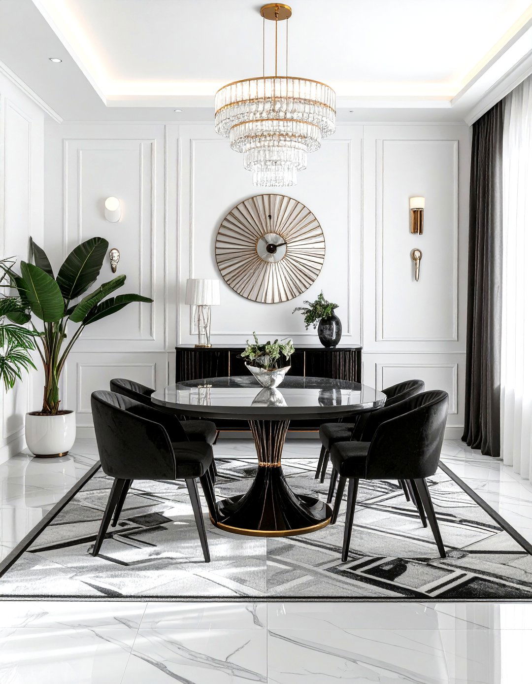 Art deco dining room - 30 luxurious dining room ideas