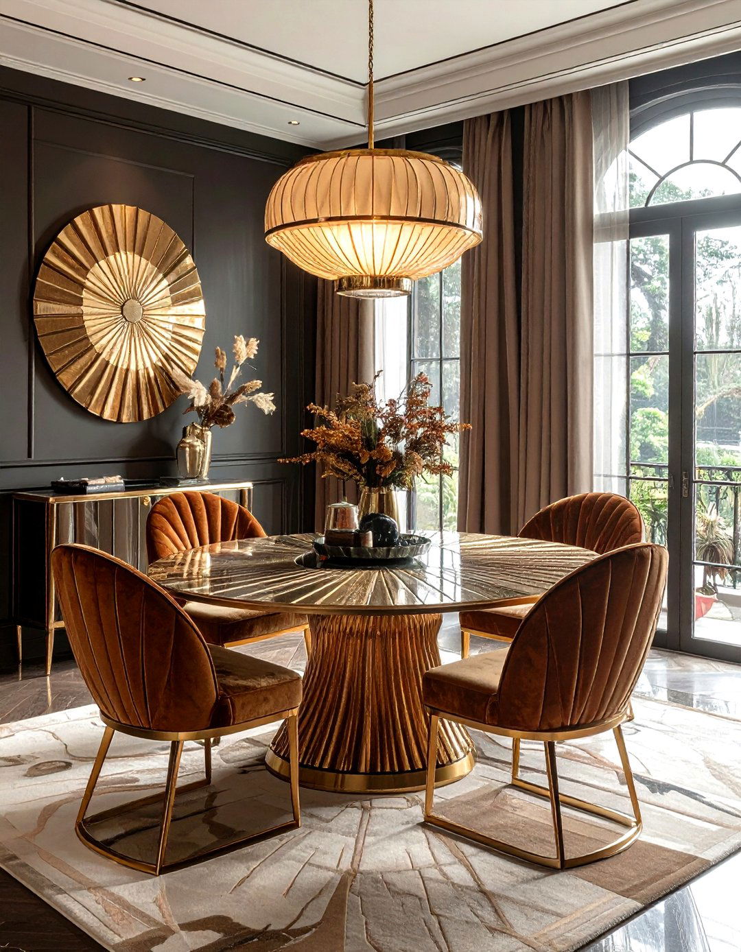 Art deco dining room - 30 memorable dining room ideas