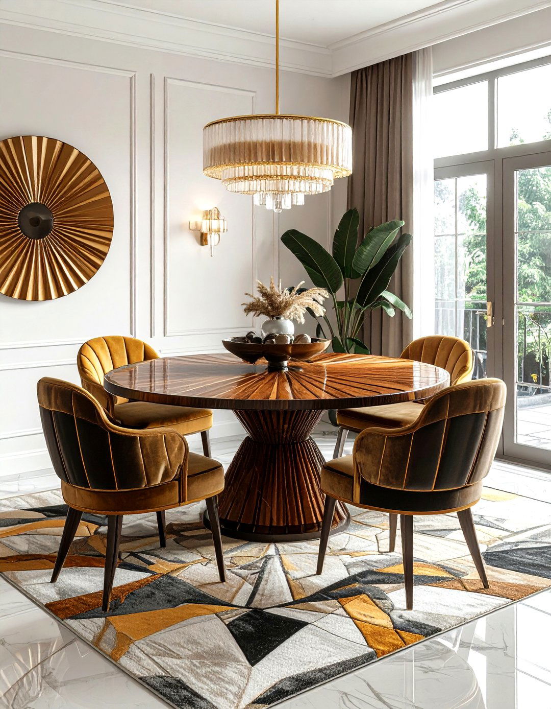 Art deco dining room - 30 palatial dining room ideas