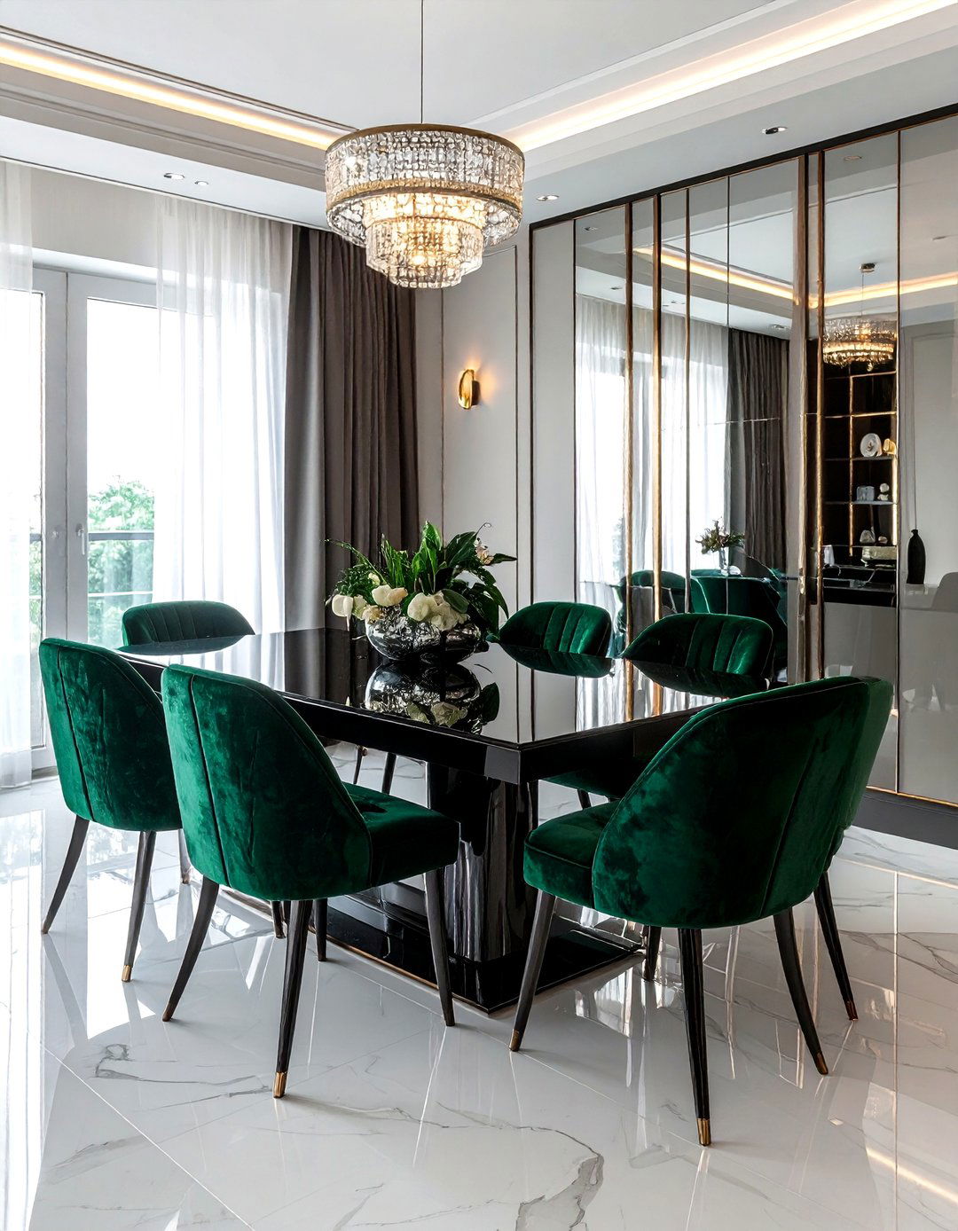 Art deco dining room - 30 spacious dining room ideas