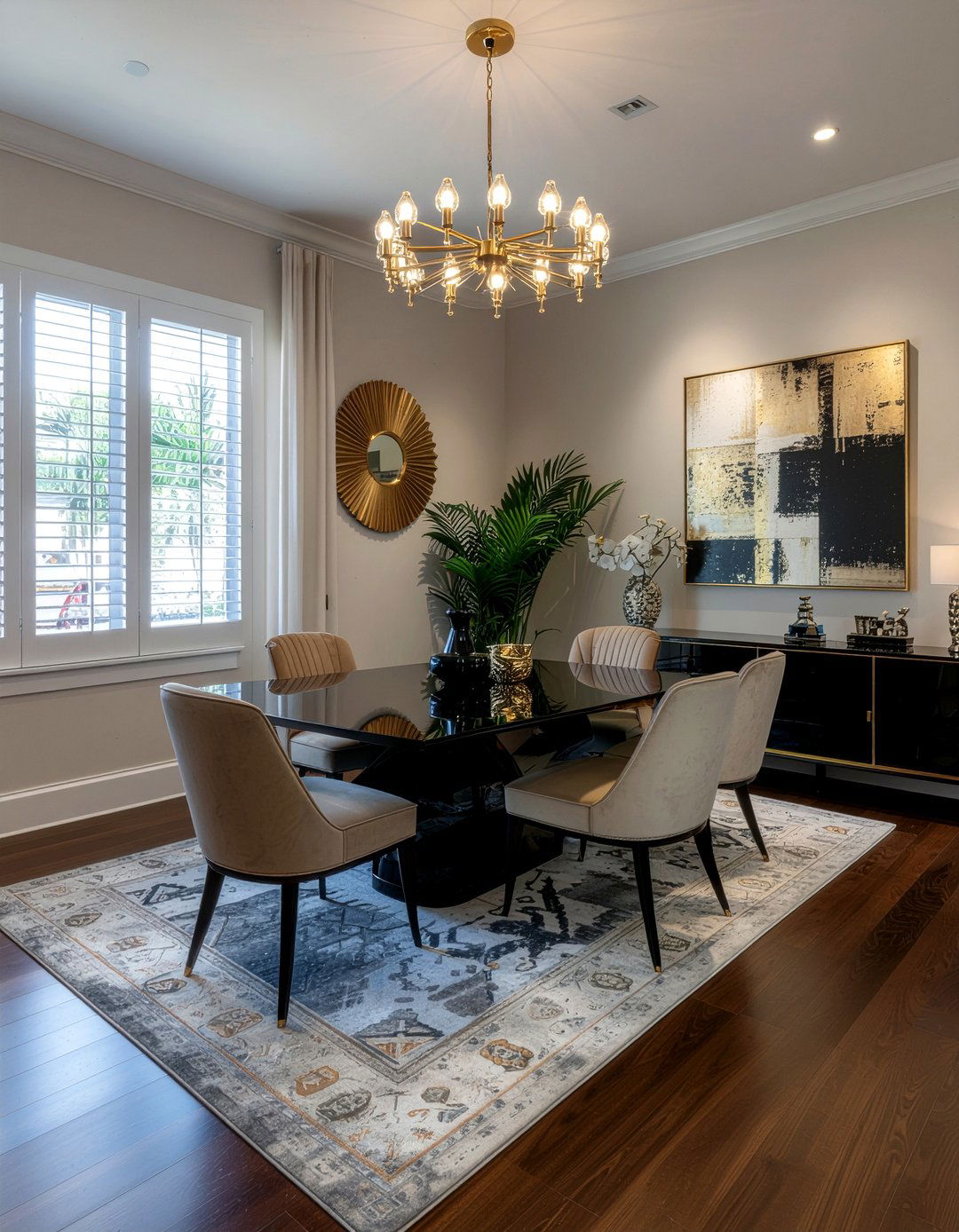 Art deco dining room office - 30 dining room office combo ideas