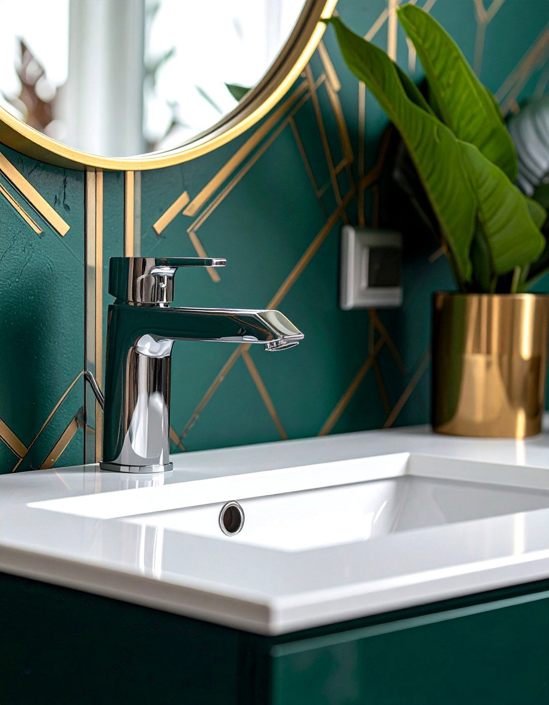 Art deco faucet - 30 brushed nickel faucet ideas