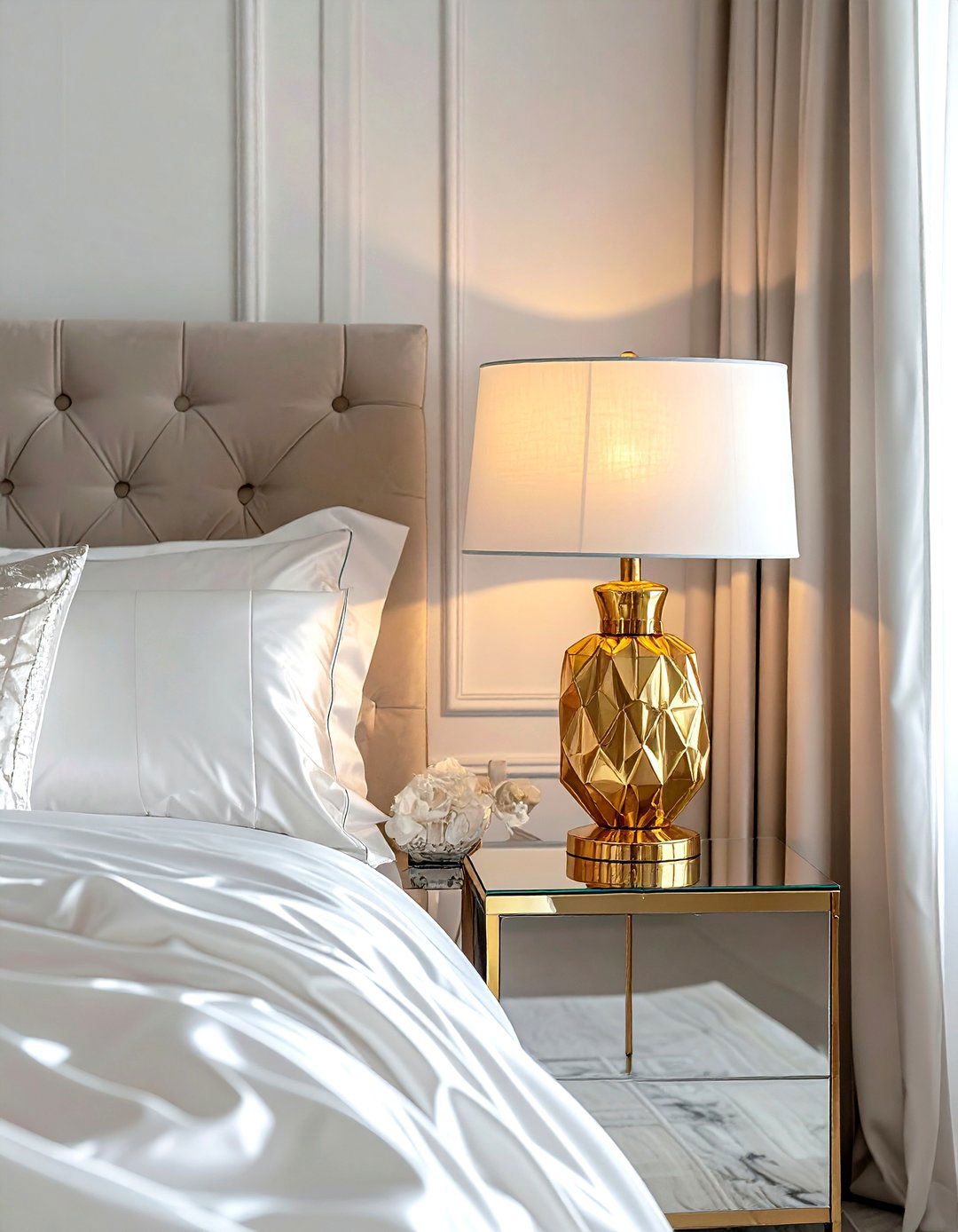 Art deco gold lamp - 30 decorative lamp ideas