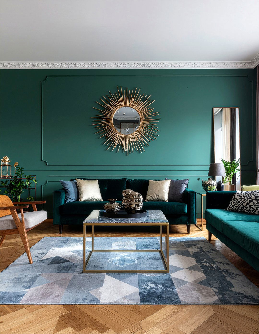 Art deco living room - 30 mansion living room ideas