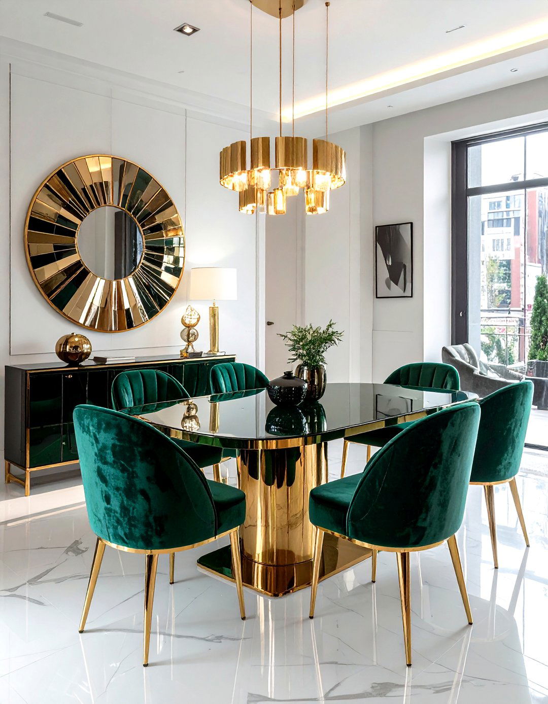 Art deco loft dining - 30 loft dining room ideas