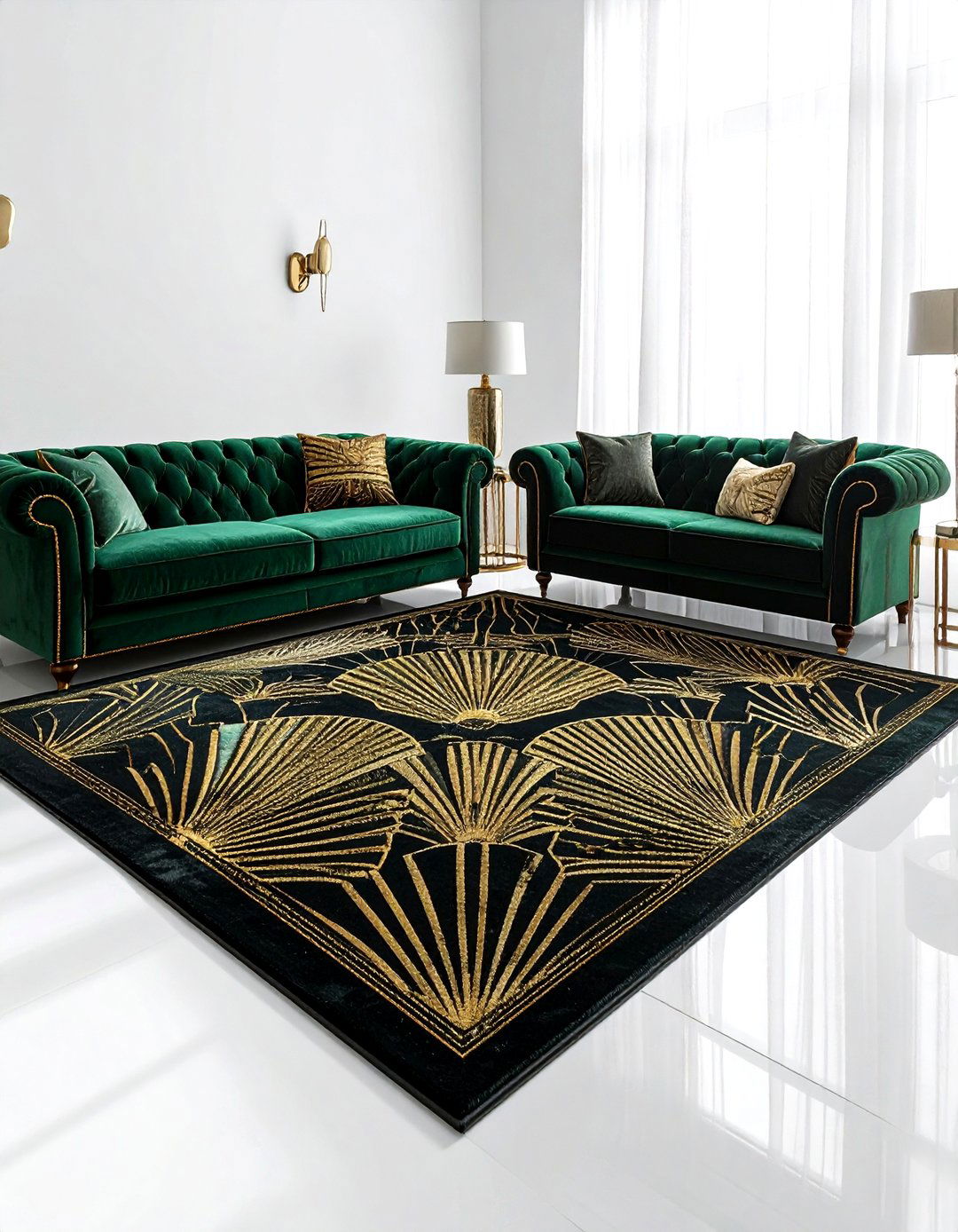 Art deco rug - 30 patterned rug ideas
