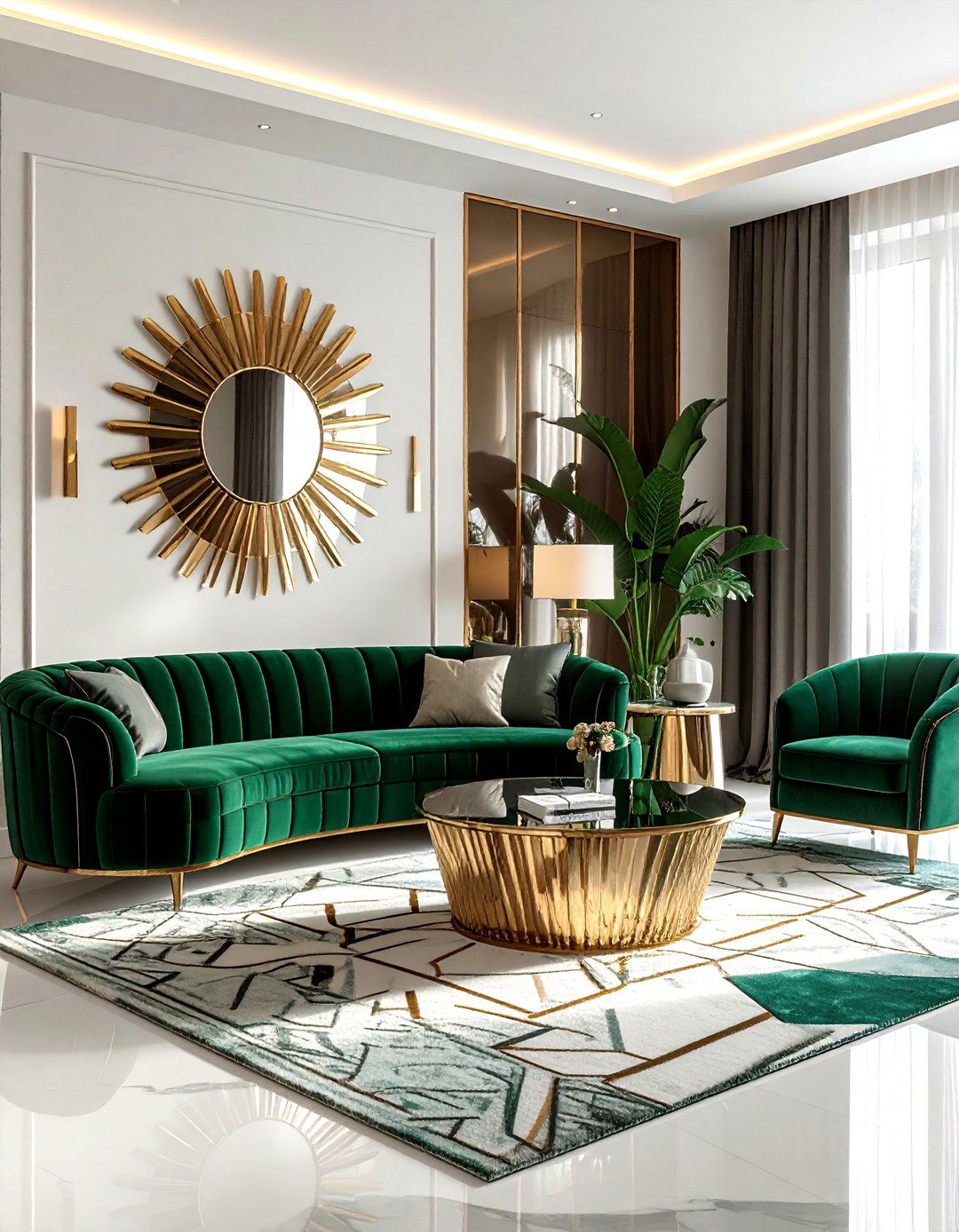 Art deco style lounge - 30 amazing decor ideas