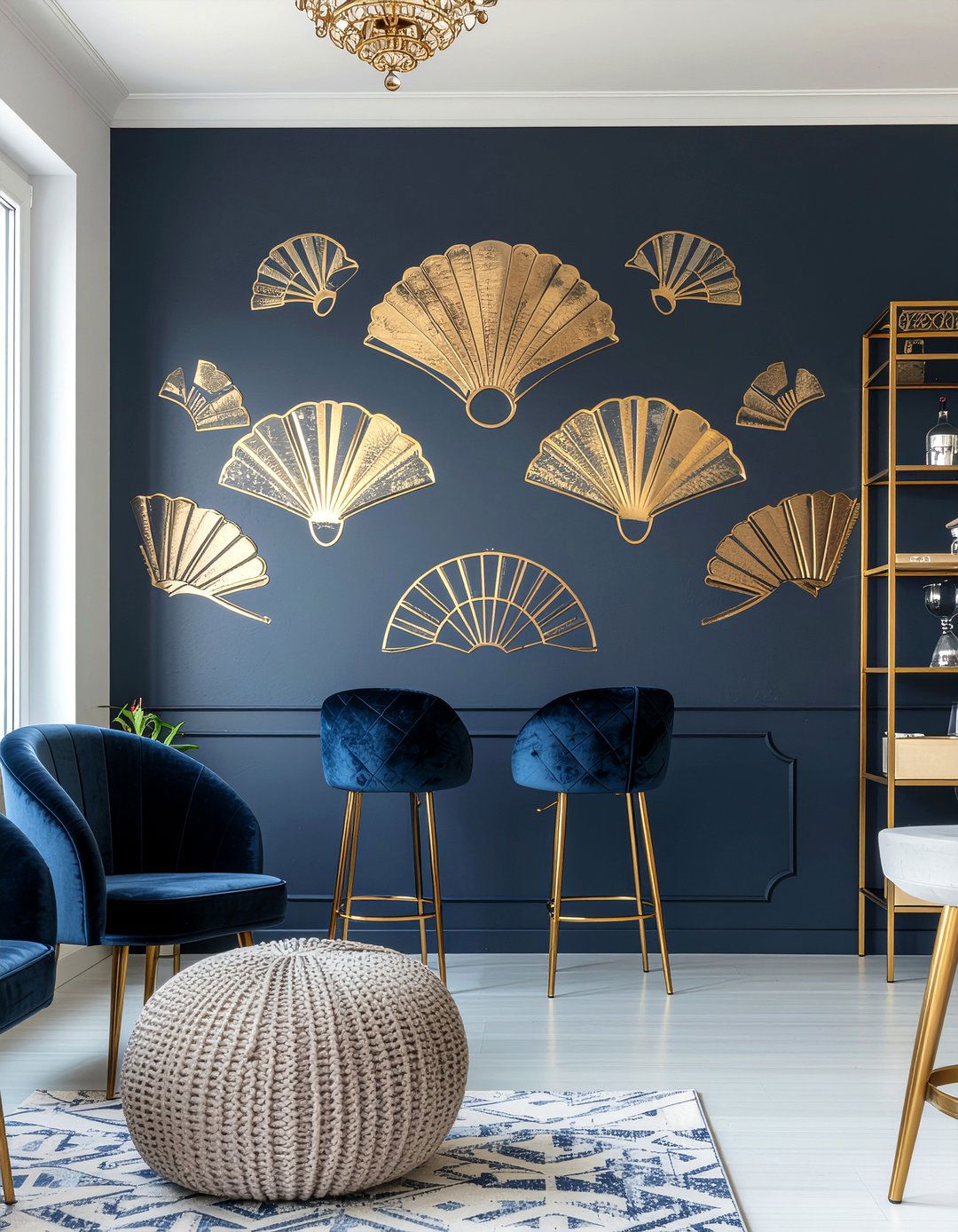 30 Living Room Wall Stencils for a Stunning DIY Home Pattern