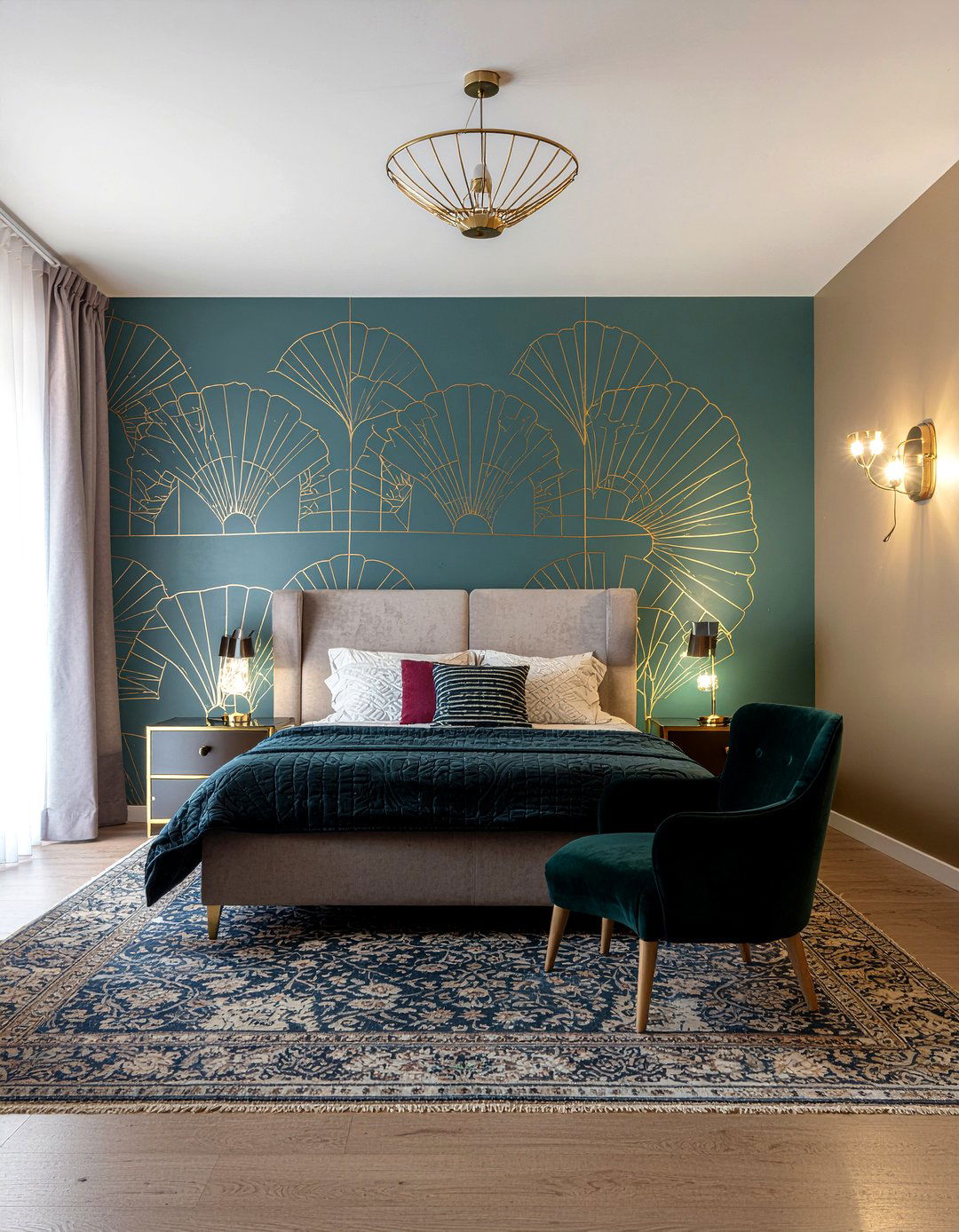 Art deco wallpaper - 30 bedroom wallpapers