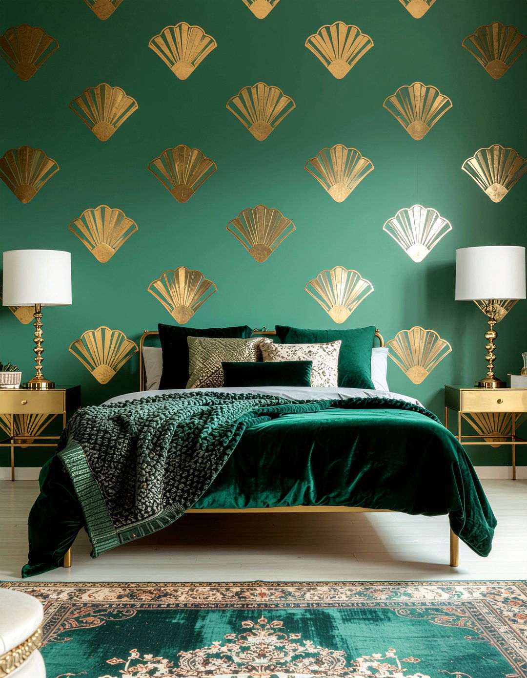 Art deco wallpaper - 30 bedroom bold wallpapers