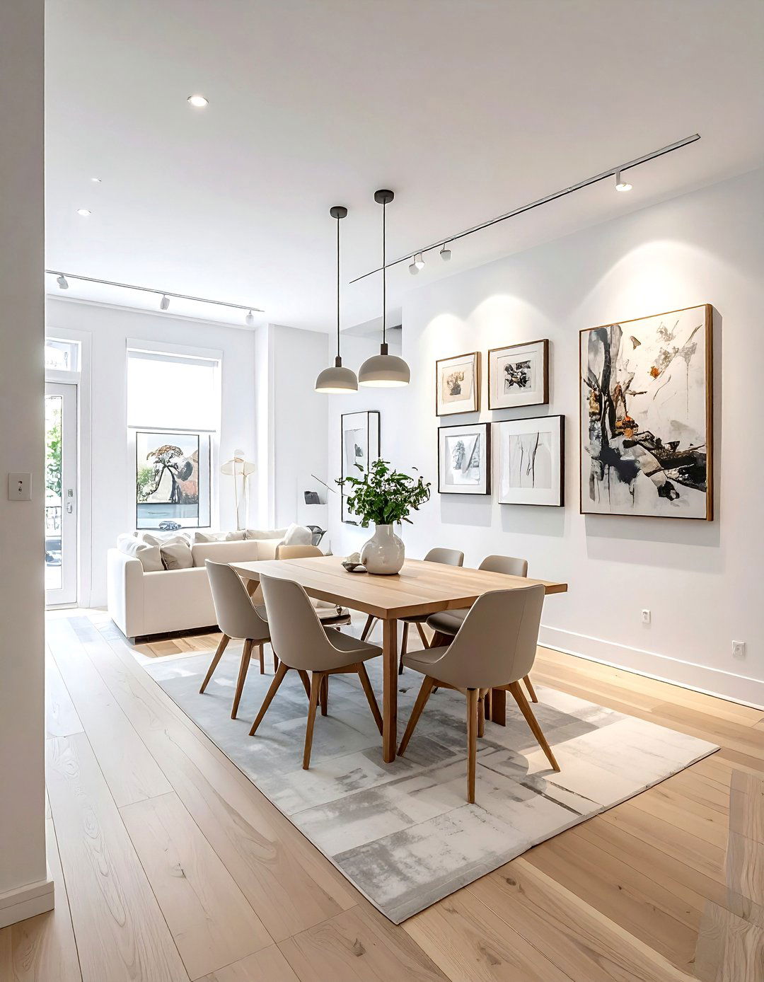 Art gallery dining room - 30 Savannah dining room ideas