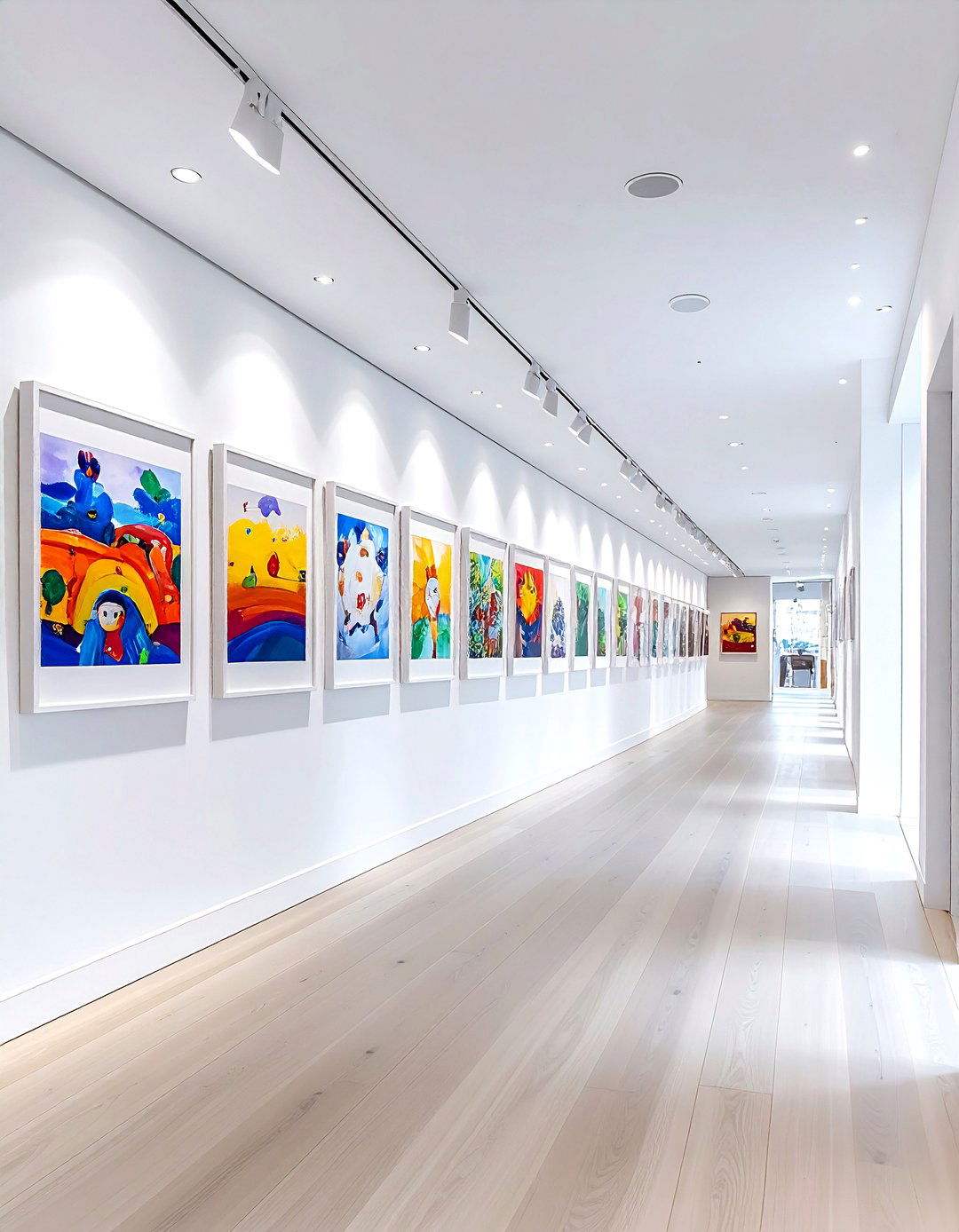 Art gallery wall - 30 kid-friendly decor ideas
