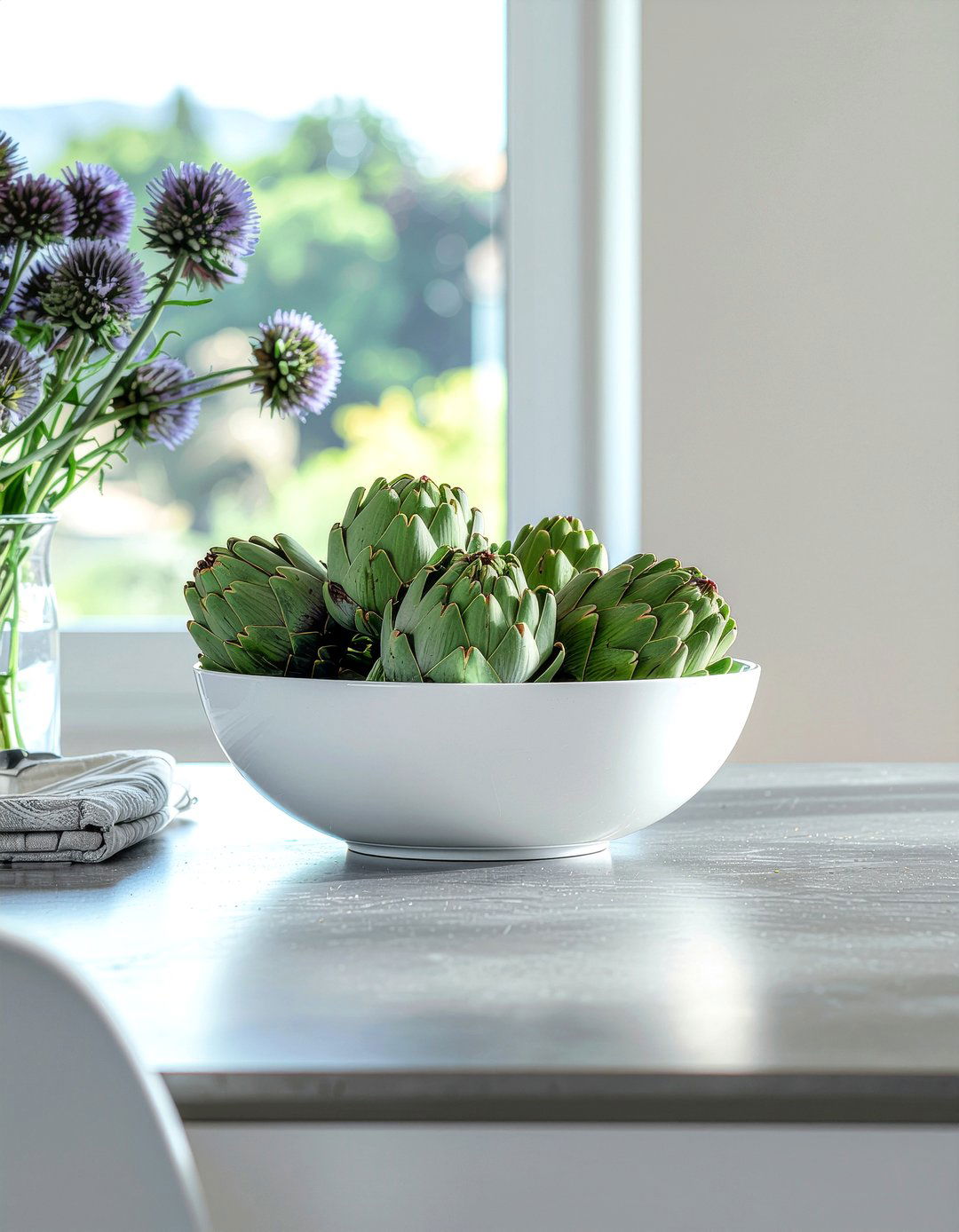 Artichoke Bowl - 30 dining room centerpiece ideas