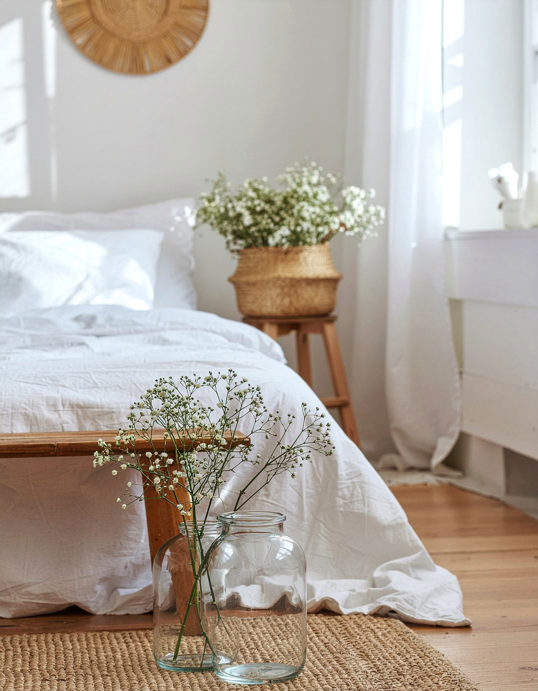 Artificial Baby Breath - 30 bedroom faux flowers