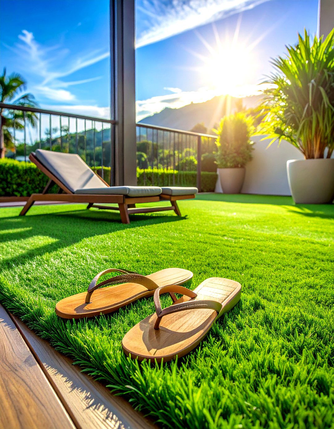 Artificial Grass Turf - 30 apartment balcony ideas