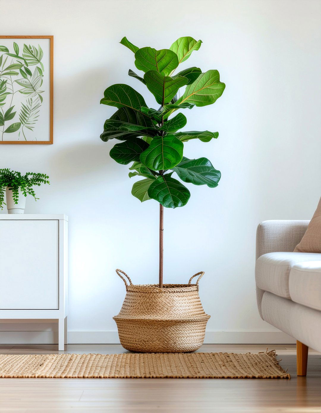 Artificial fiddle leaf fig - 30 faux plant ideas