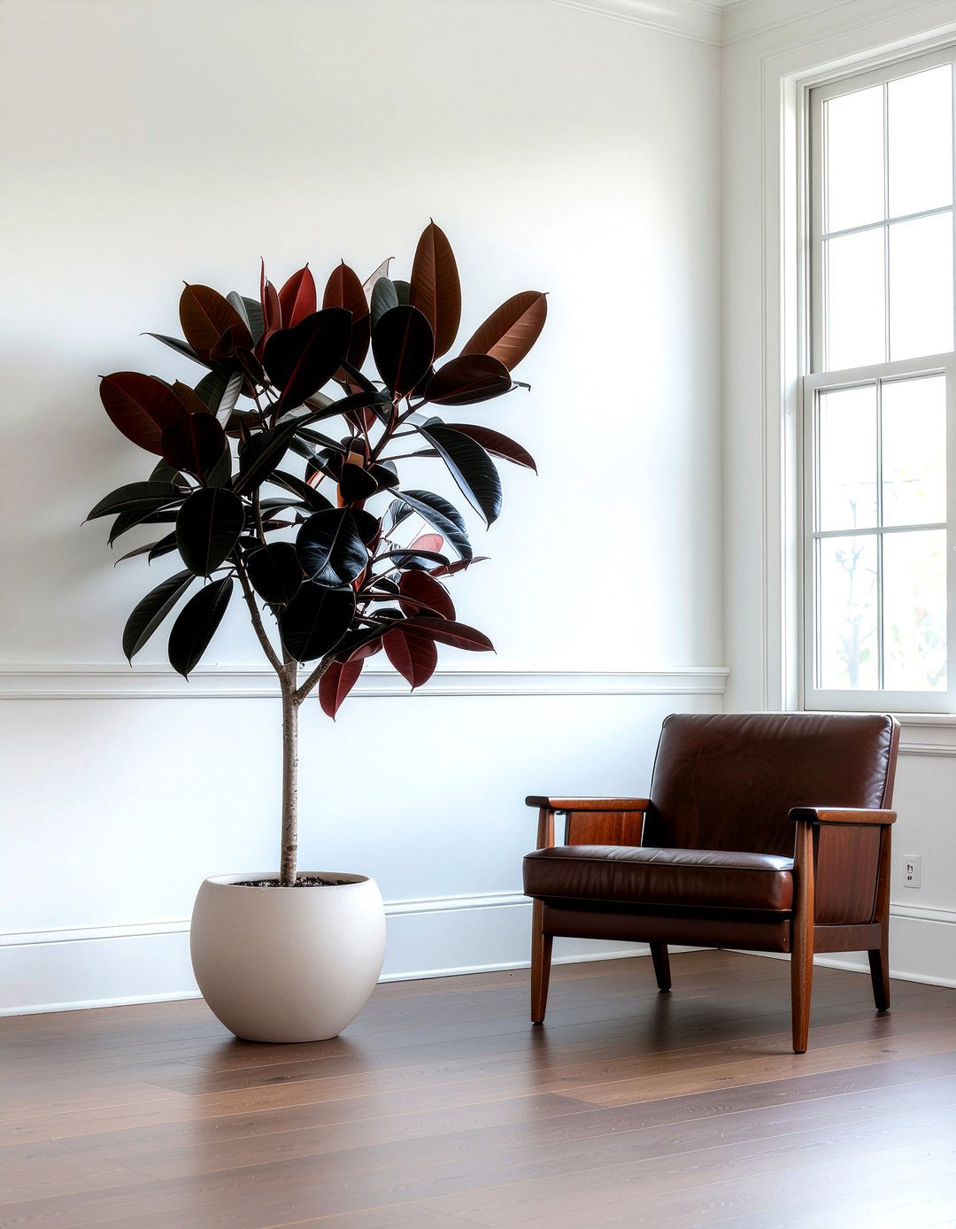 Artificial rubber tree - 30 faux plant ideas