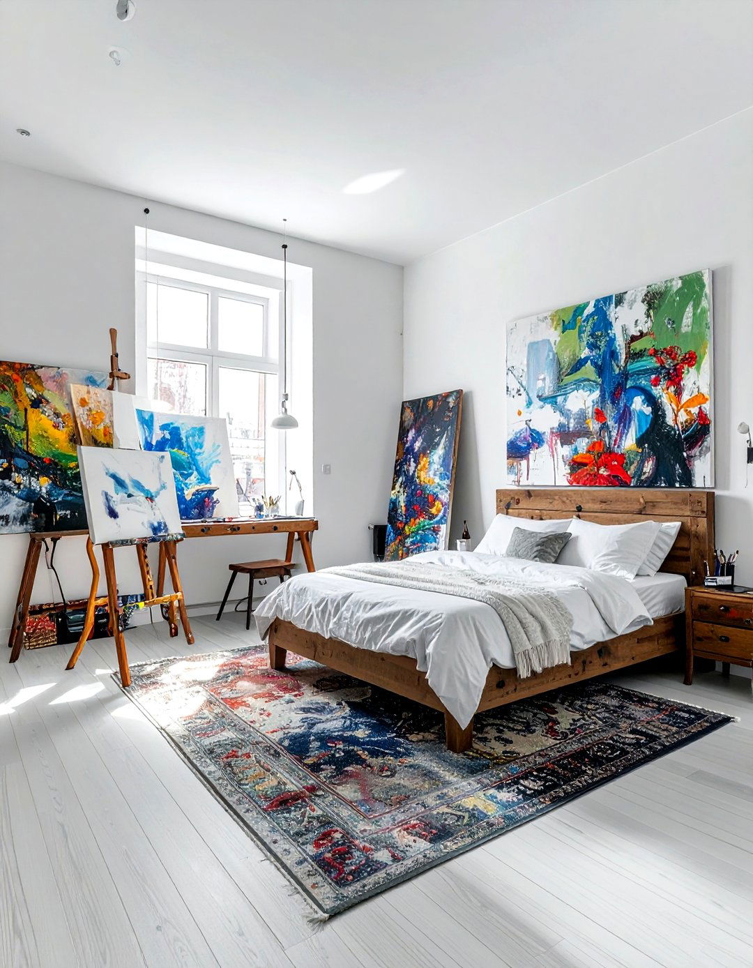 Artistic bedroom - 30 teen room decor ideas